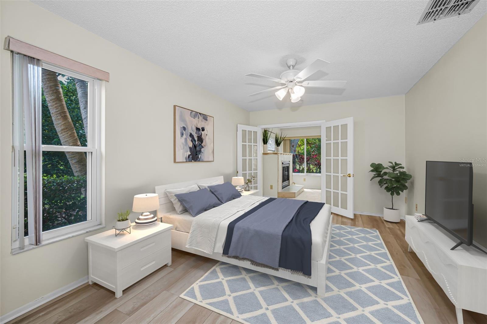 Primary Bedroom Virtually Staged