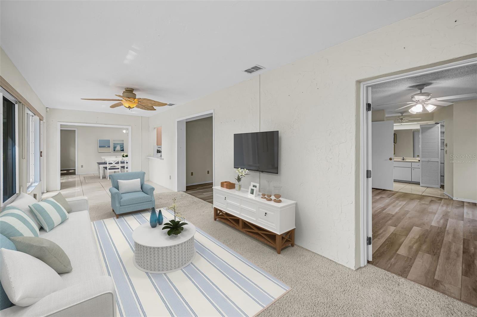 Family Room - Virtually Staged