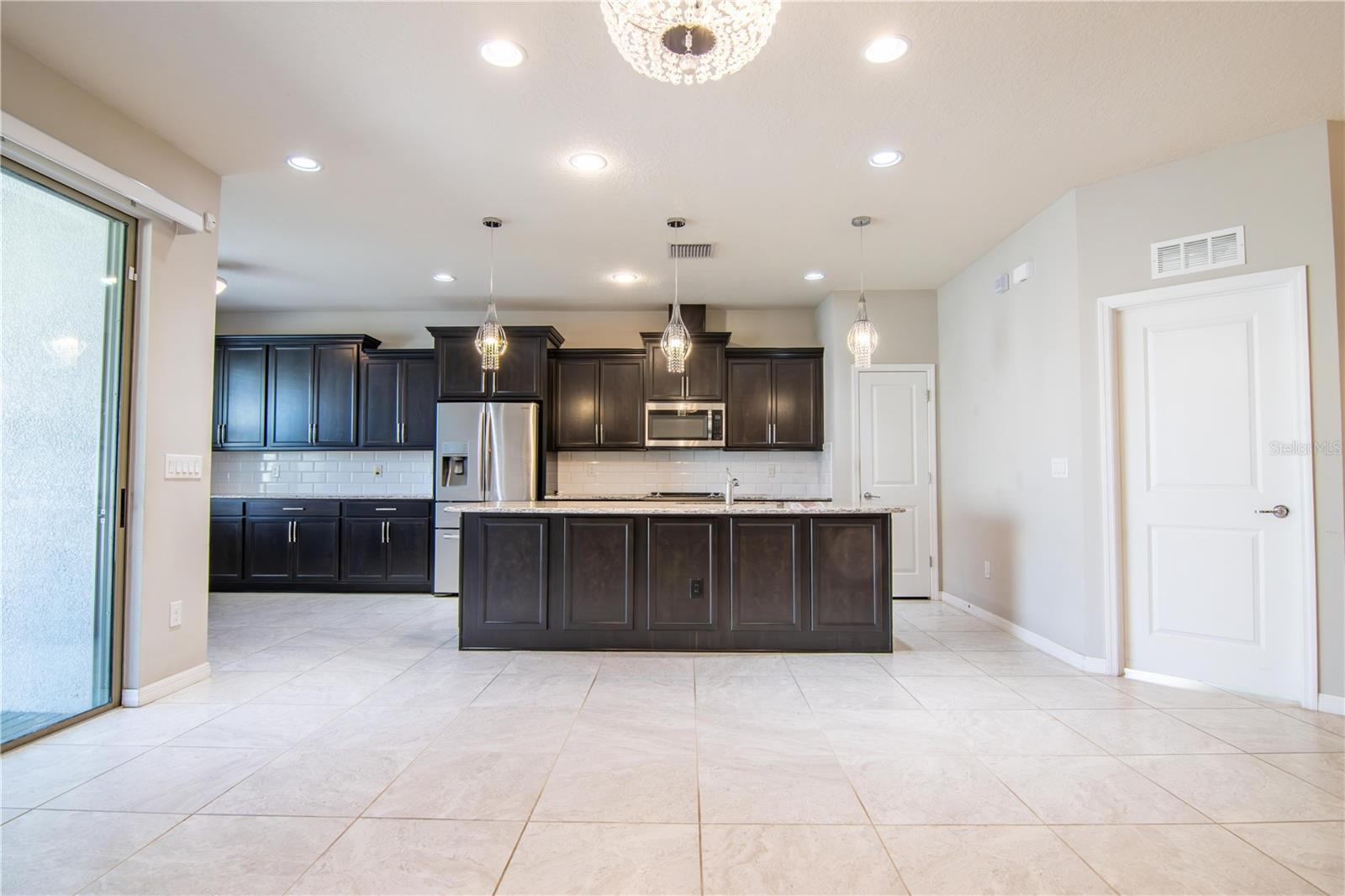 Kitchen and Living Room