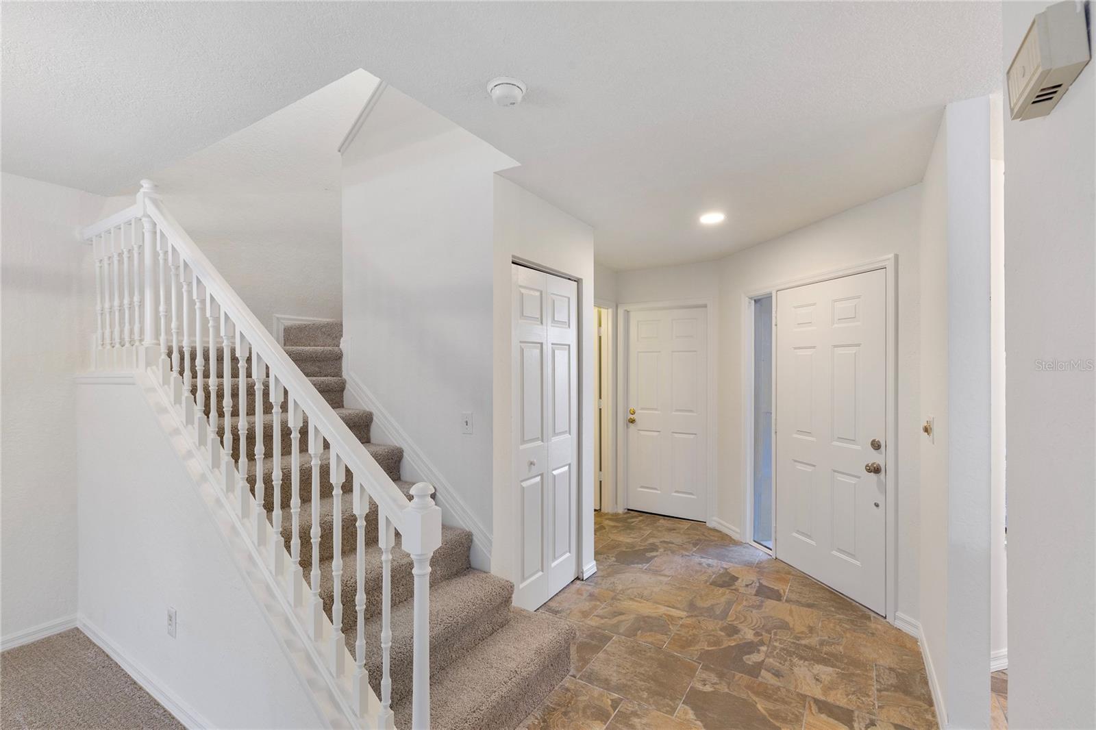 Stairsto the second floor.