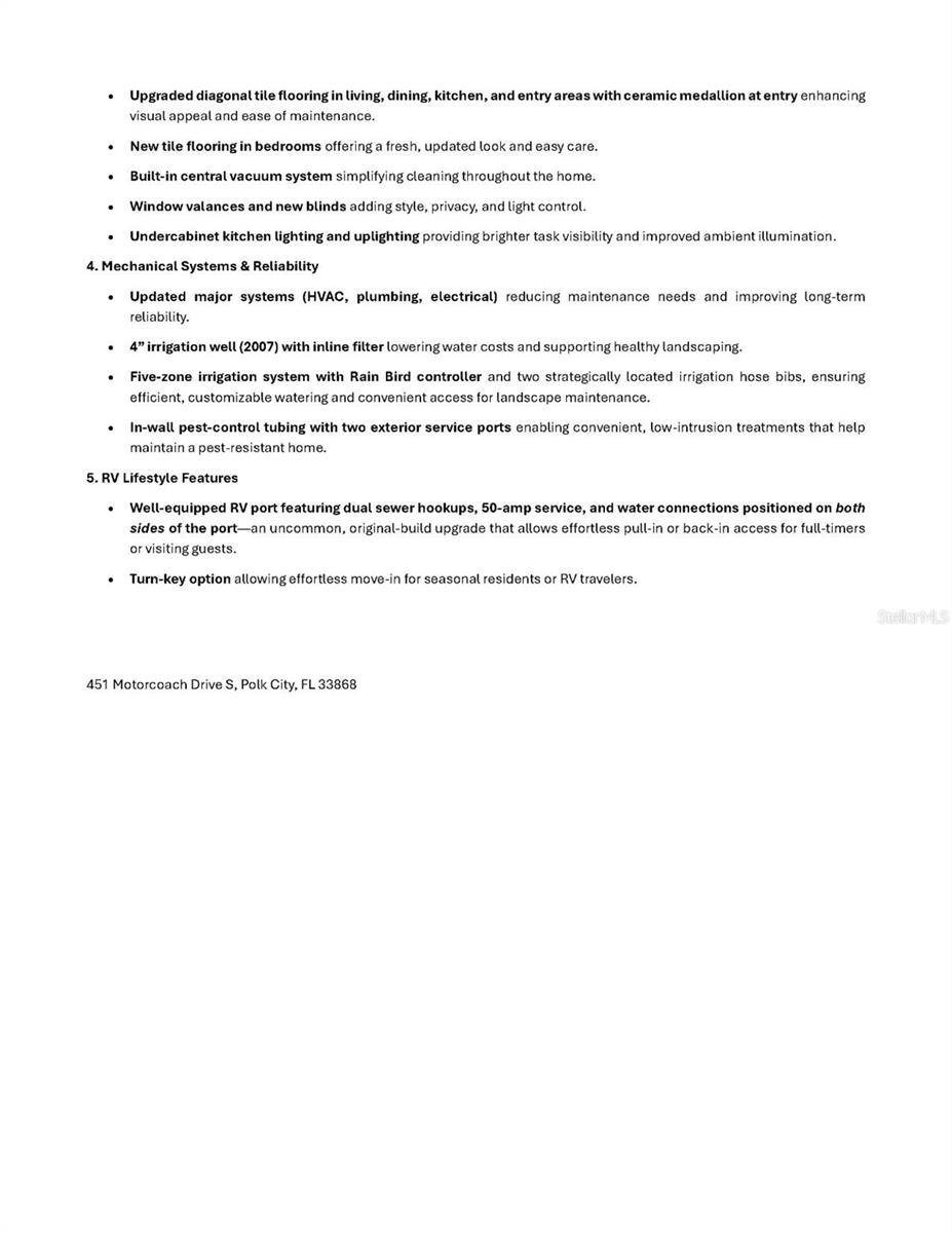 451 MOTORCOACH DR S, POLK CITY, FL, 33868