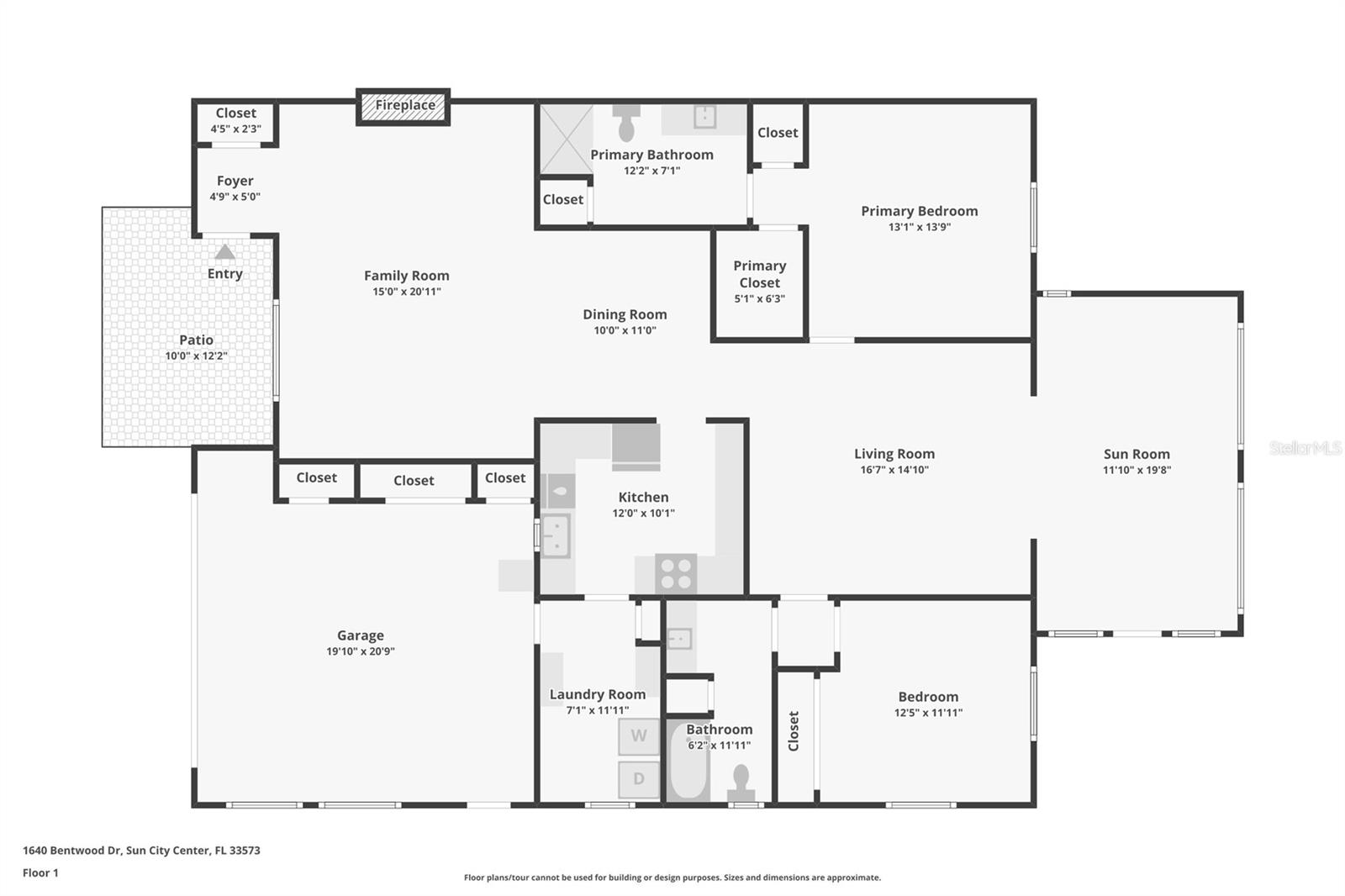 1640 BENTWOOD DR, SUN CITY CENTER, FL, 33573