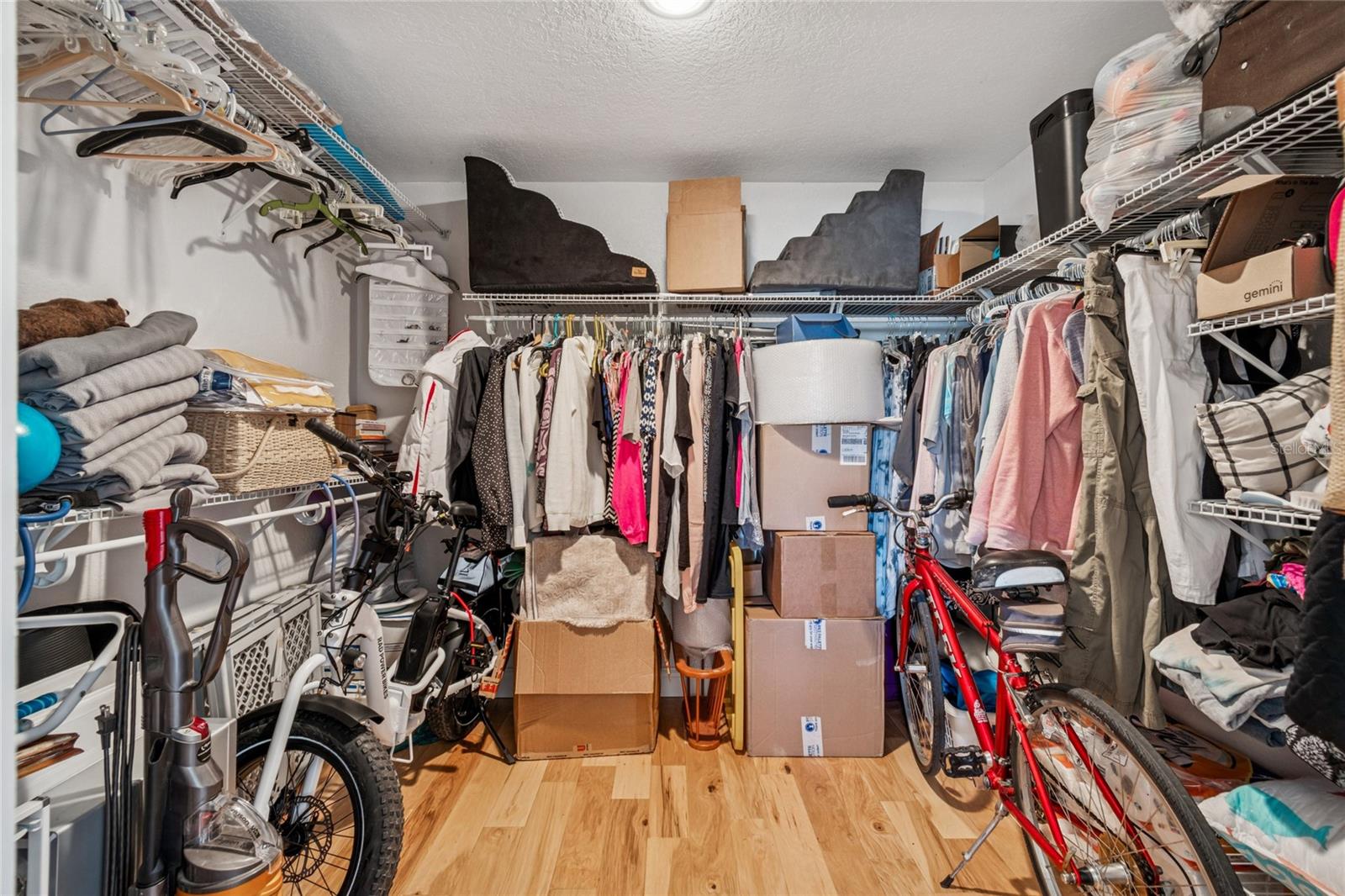 Enormous master walk in closet