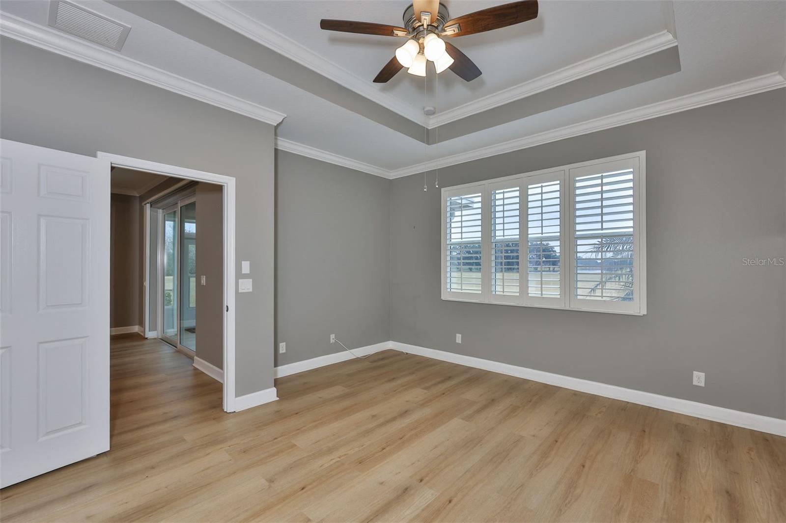 Primary Bedroom, Plantation shutters