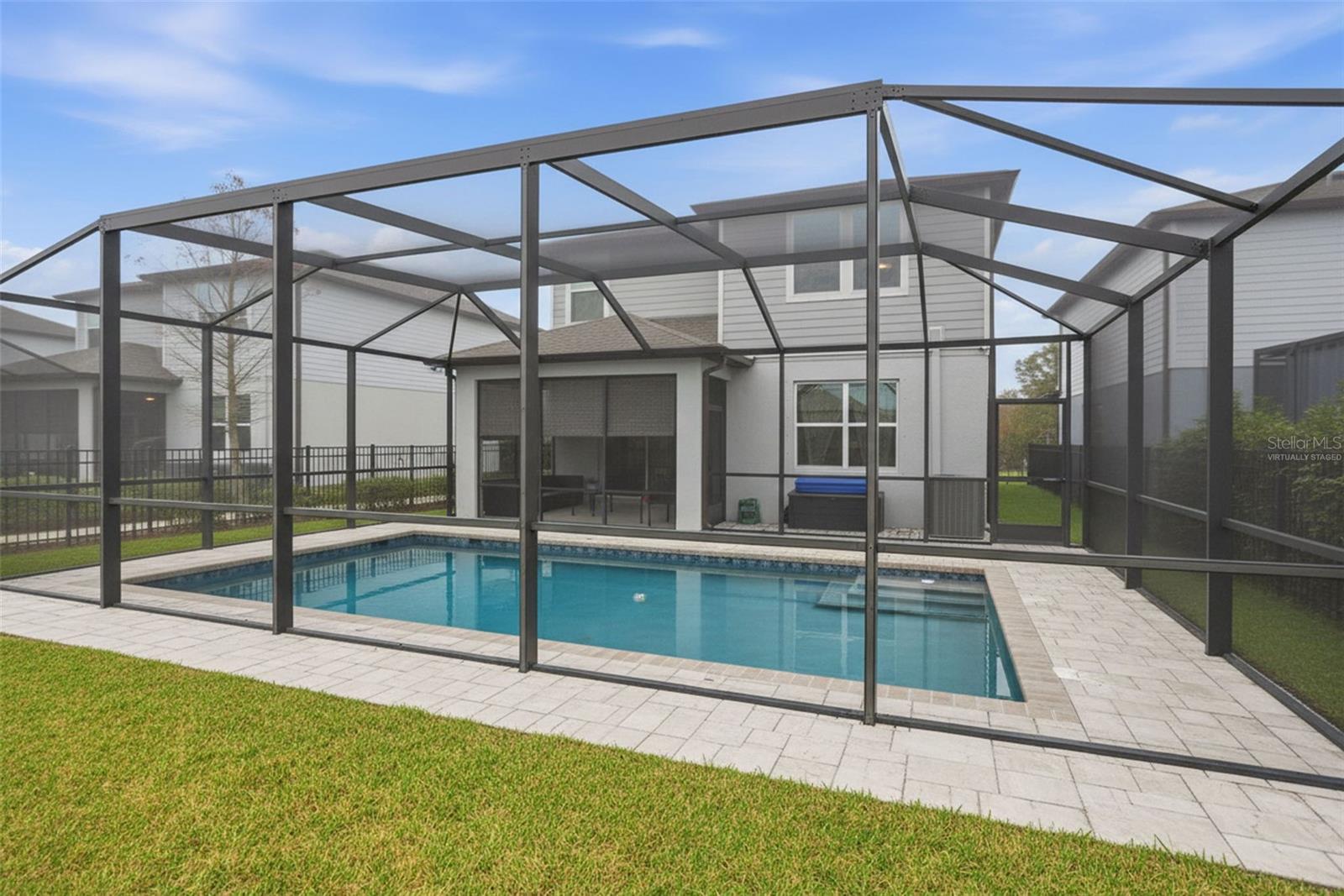 Virtually Staged Pool