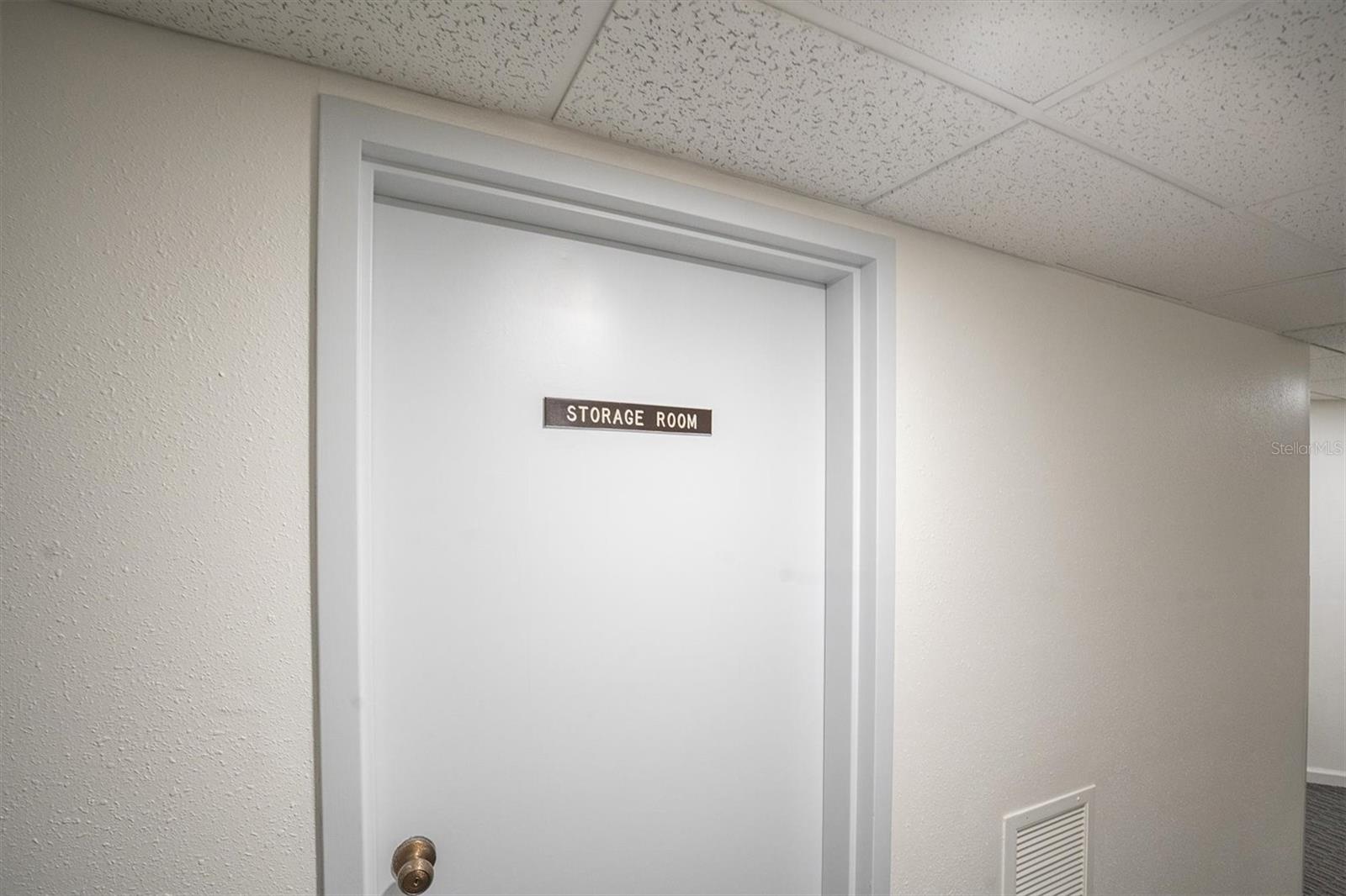 Additional storage for #107 located on 6th floor of the tower