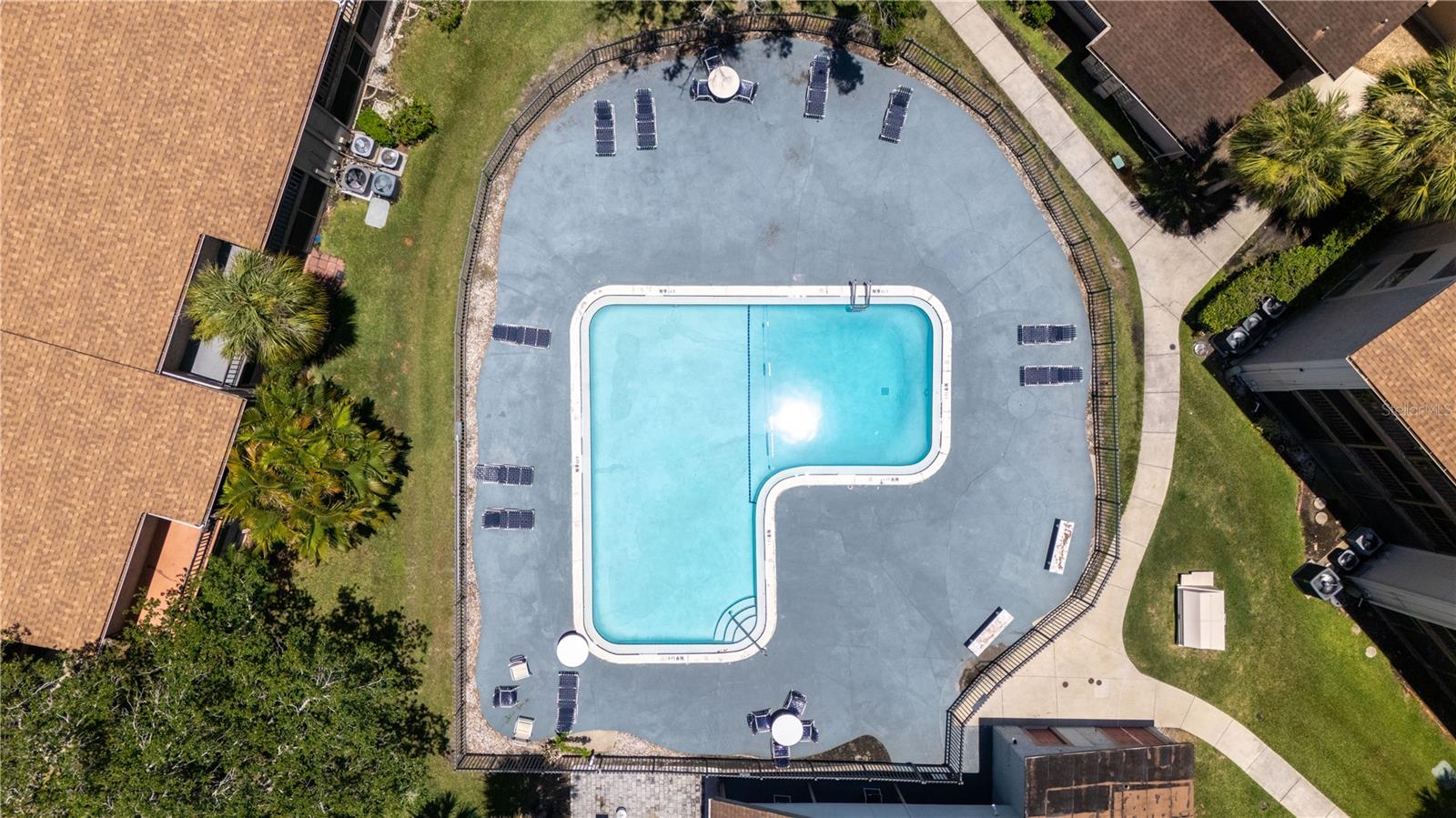 One of the three Community Pools