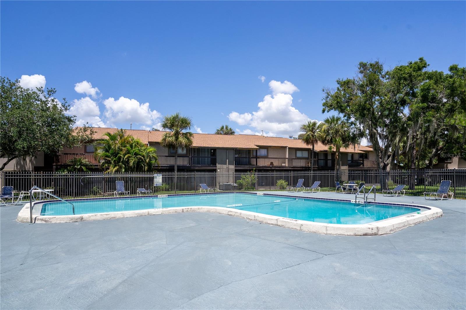 One of the three Community Pools