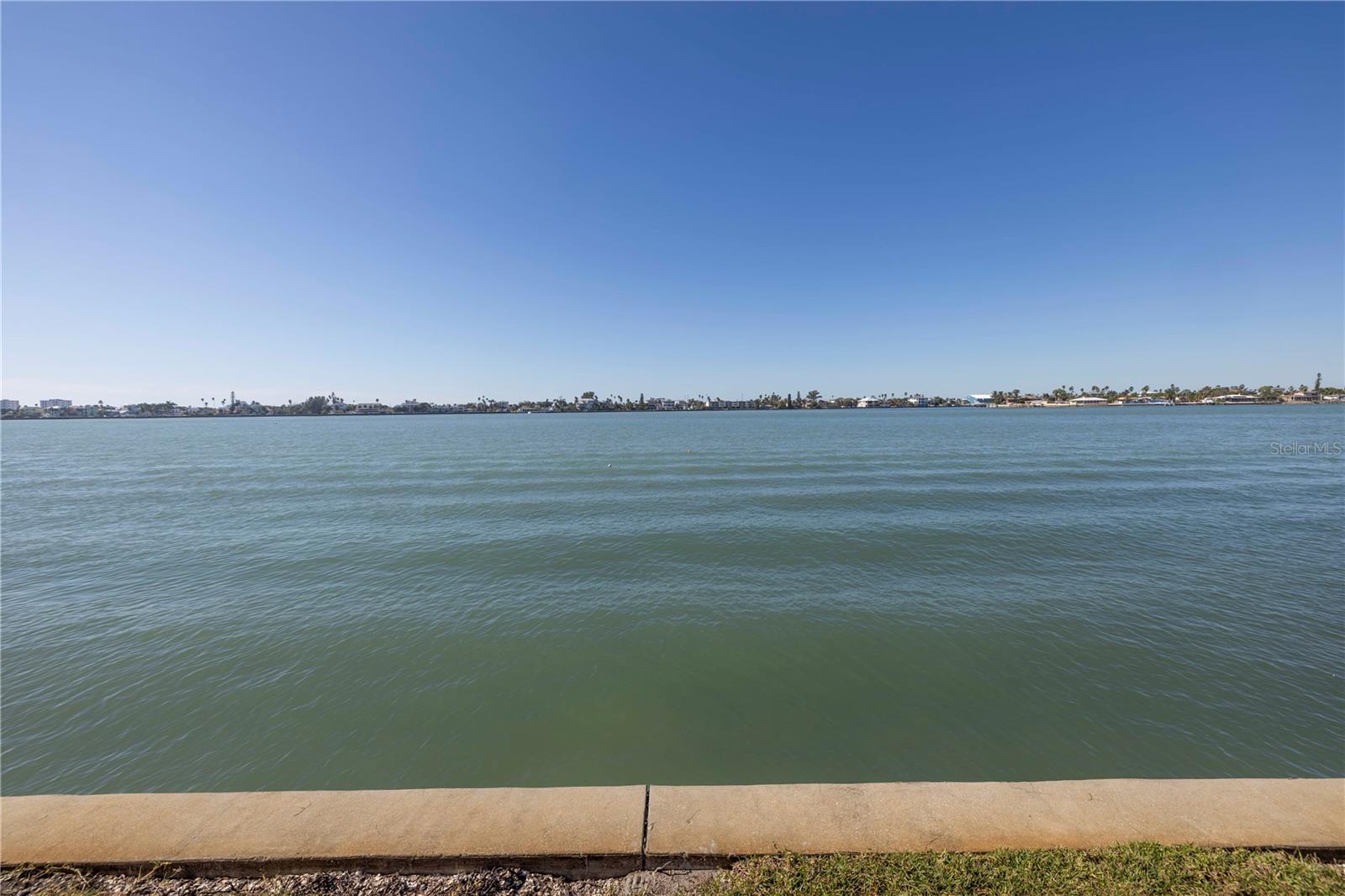 overlooking the Pass A Grille channel