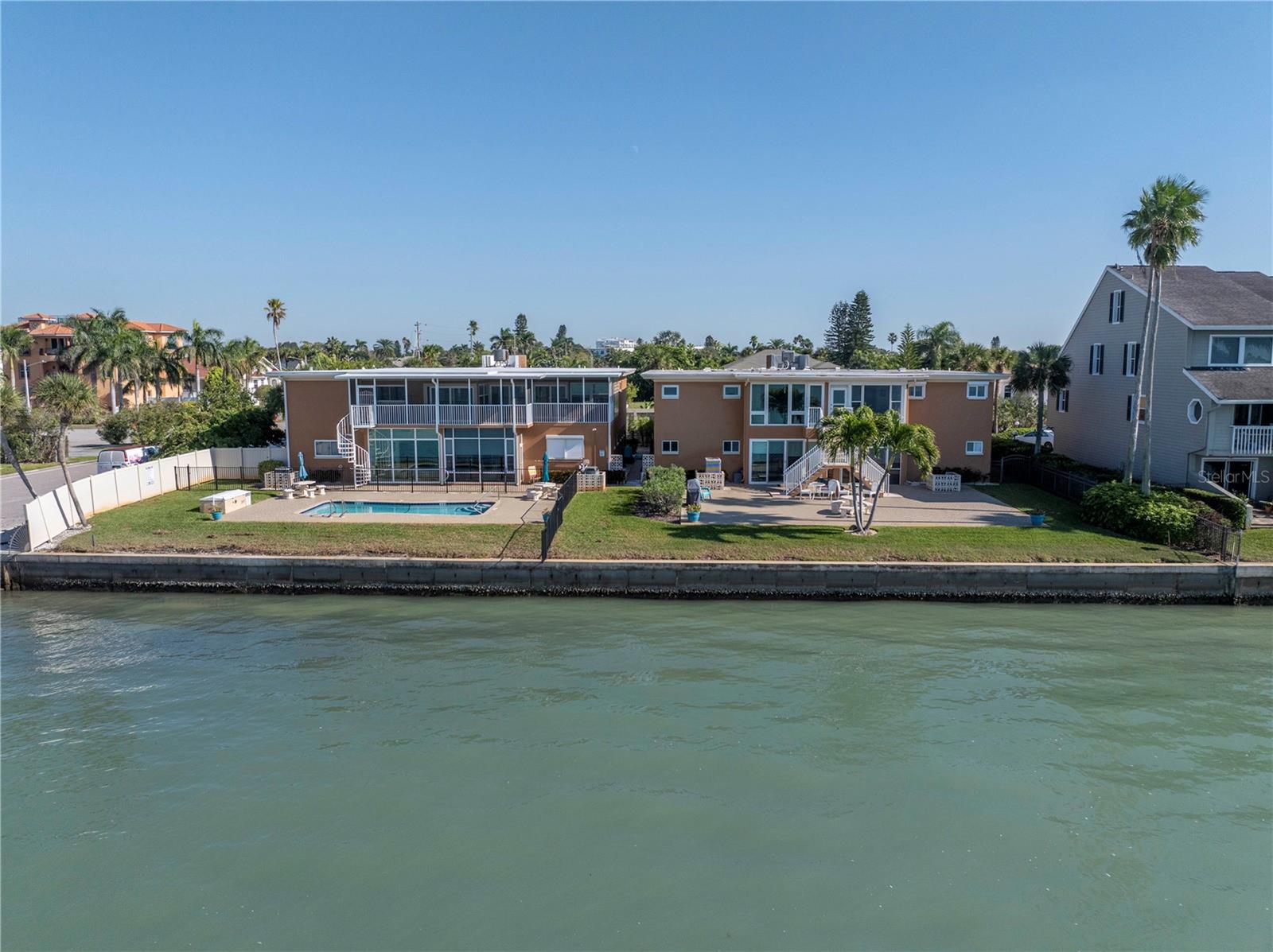 overlooking the Pass A Grille channel