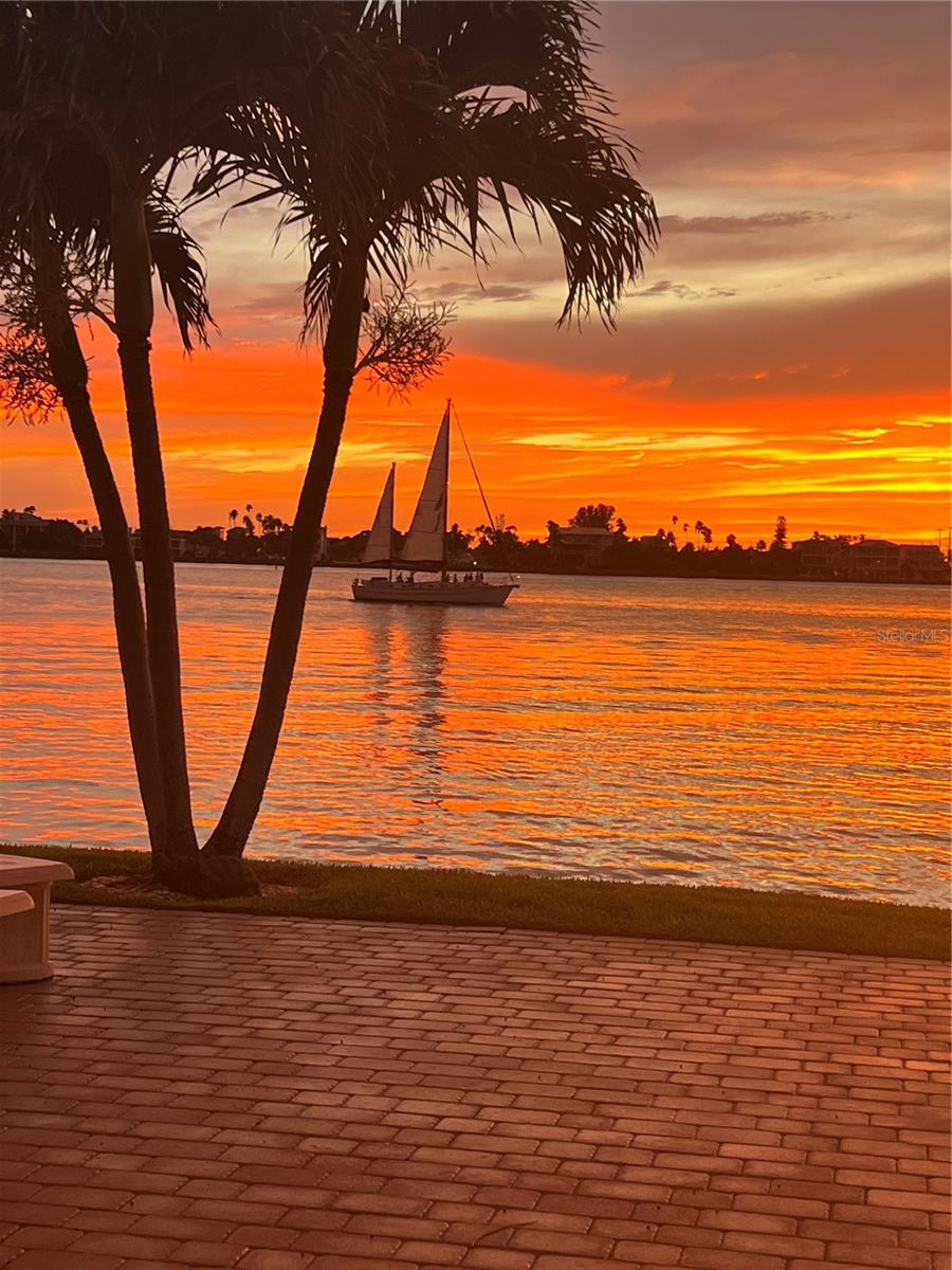 sunset views from your patio