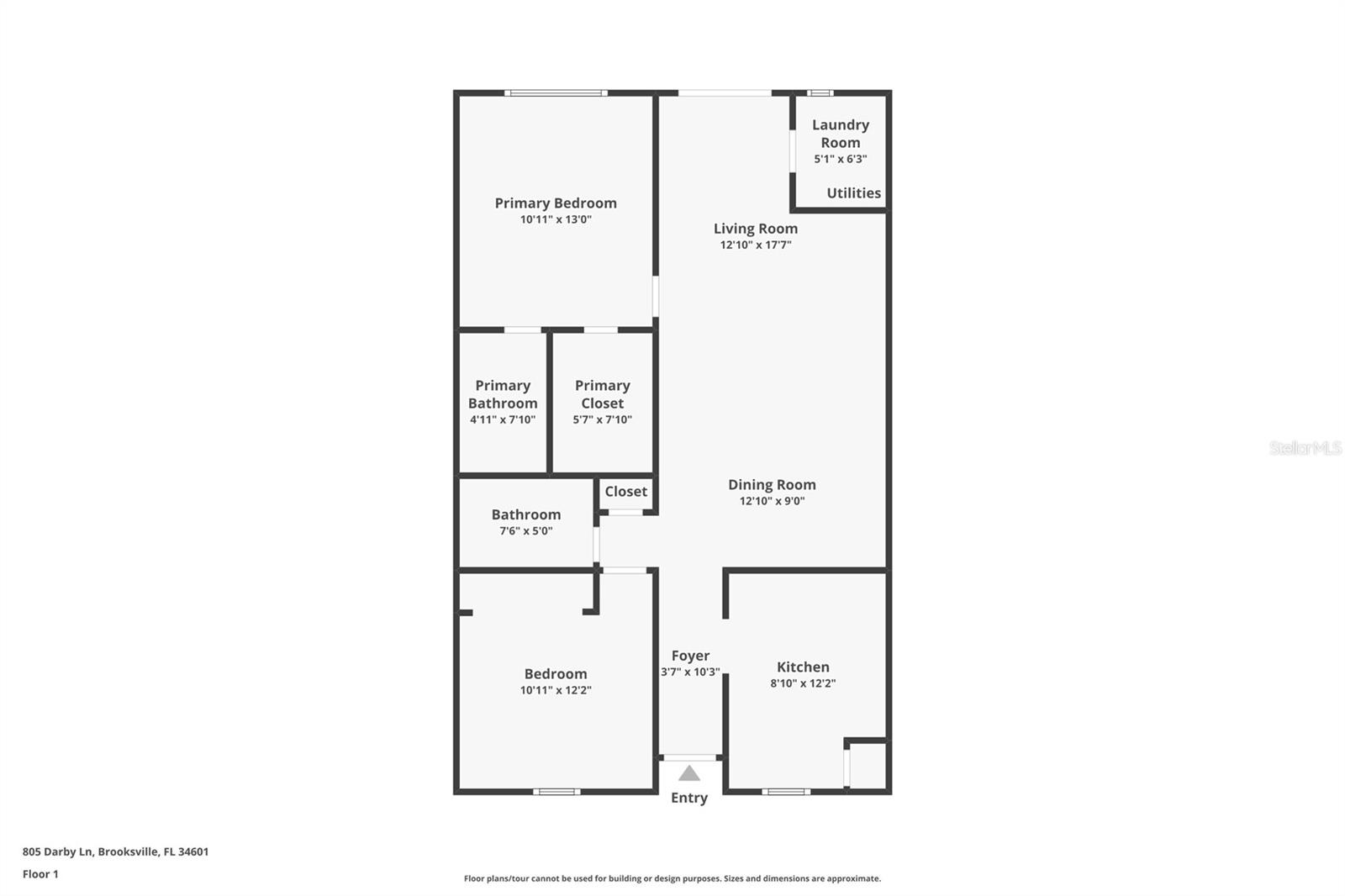 805 DARBY LN, BROOKSVILLE, FL, 34601