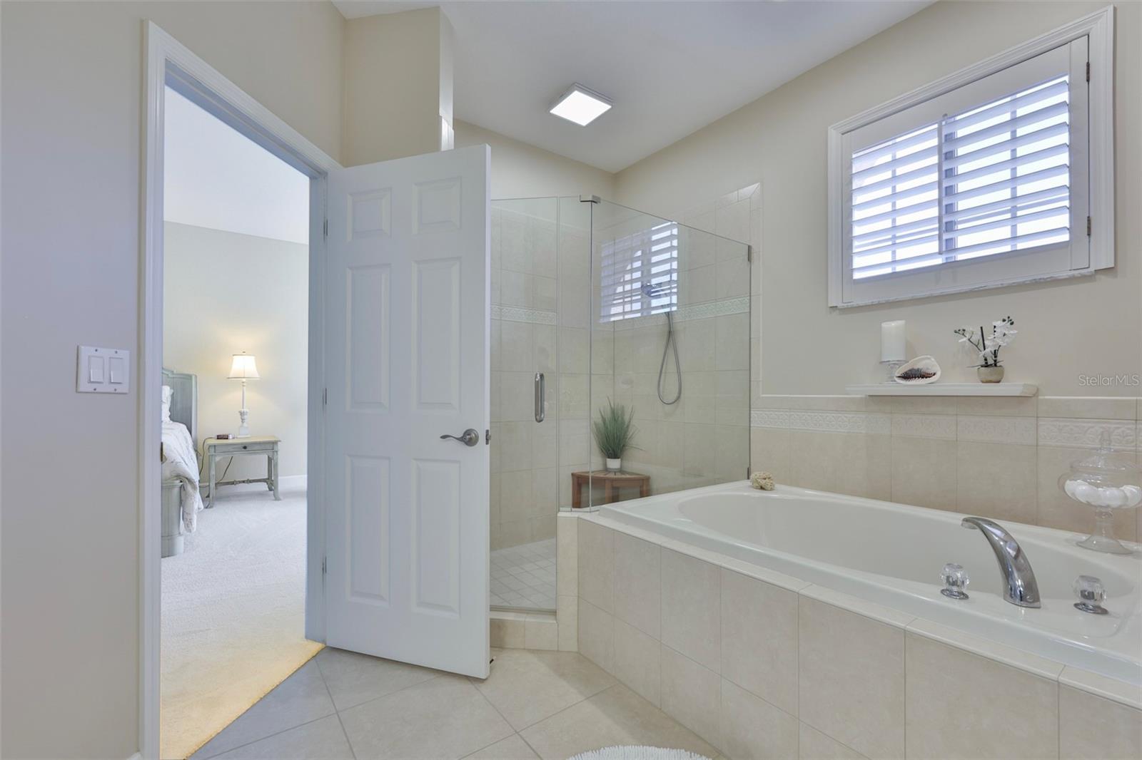 Primary Large En-SuiteGarden Tub & Stand Alone Large Shower