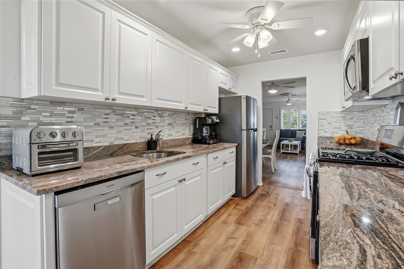 So much storage space in the kitchen.