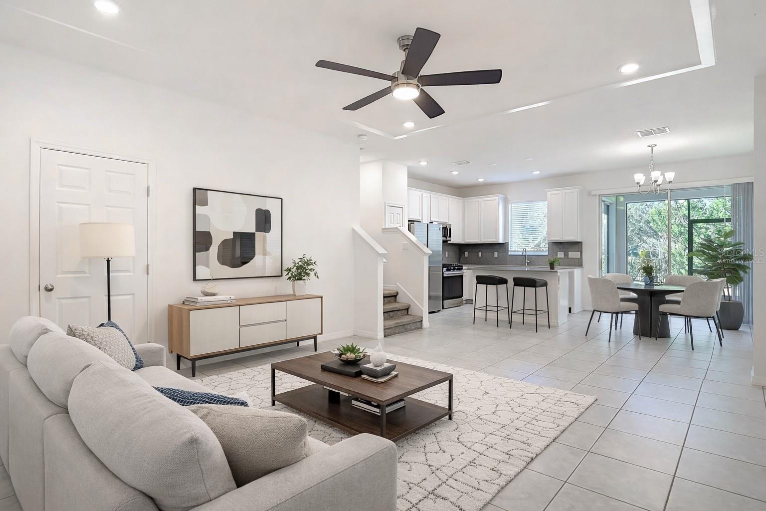 Living Room - Virtually Staged