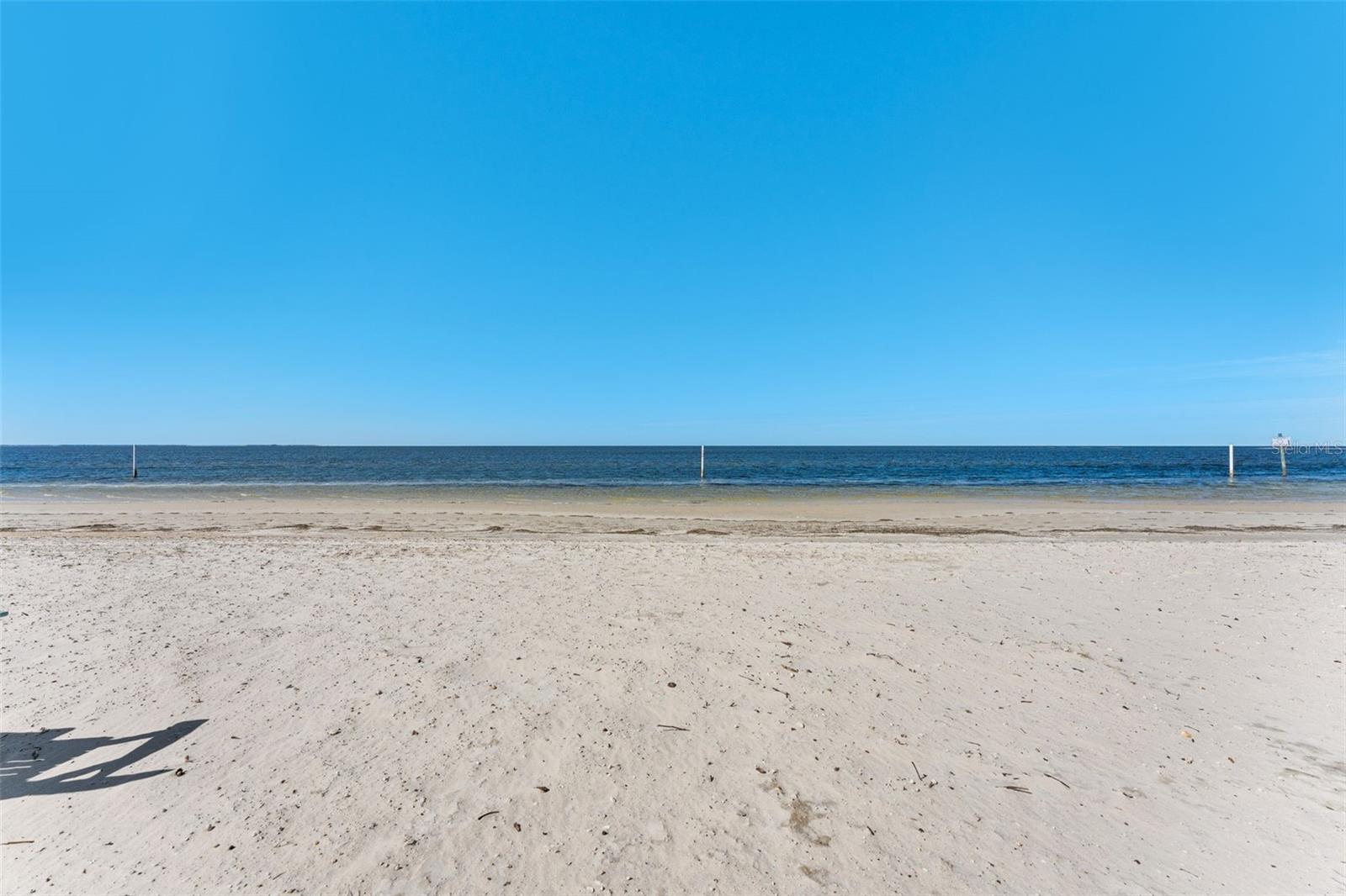 Private beach included in HOA