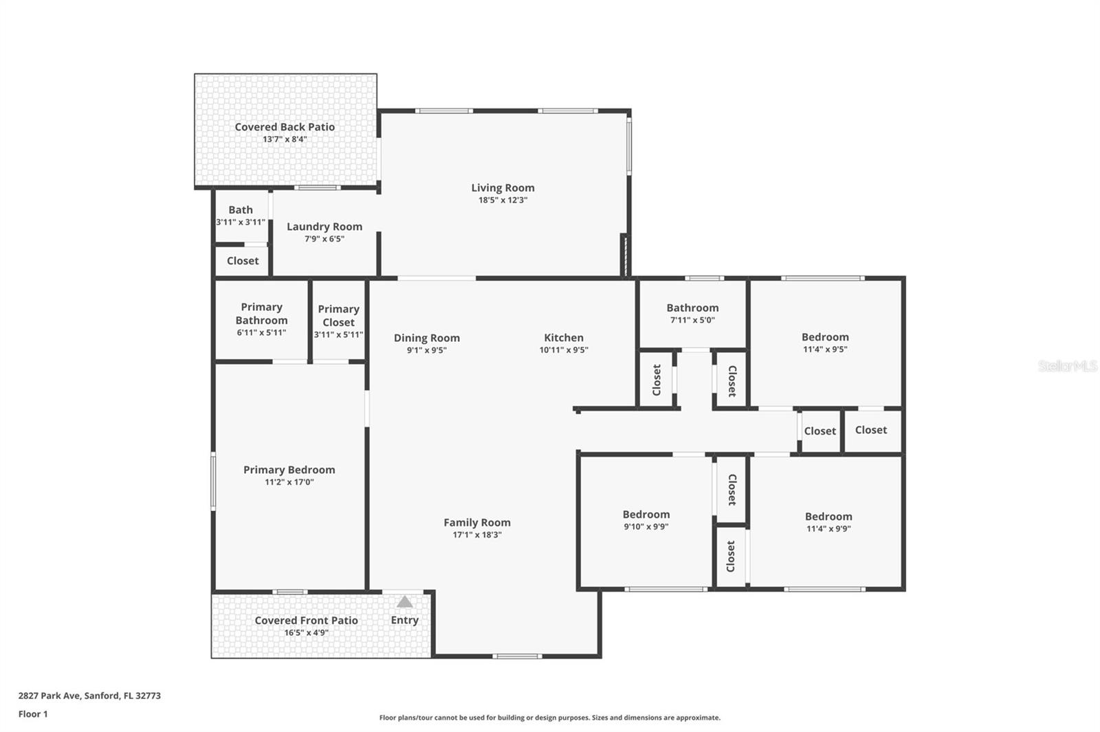 2827 S PARK AVE, SANFORD, FL, 32773