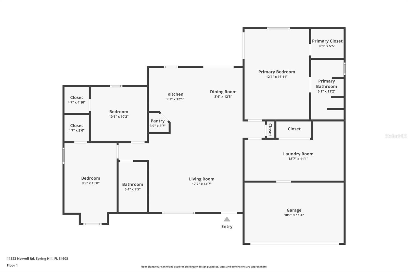 11523 NORVELL RD, SPRING HILL, FL, 34608