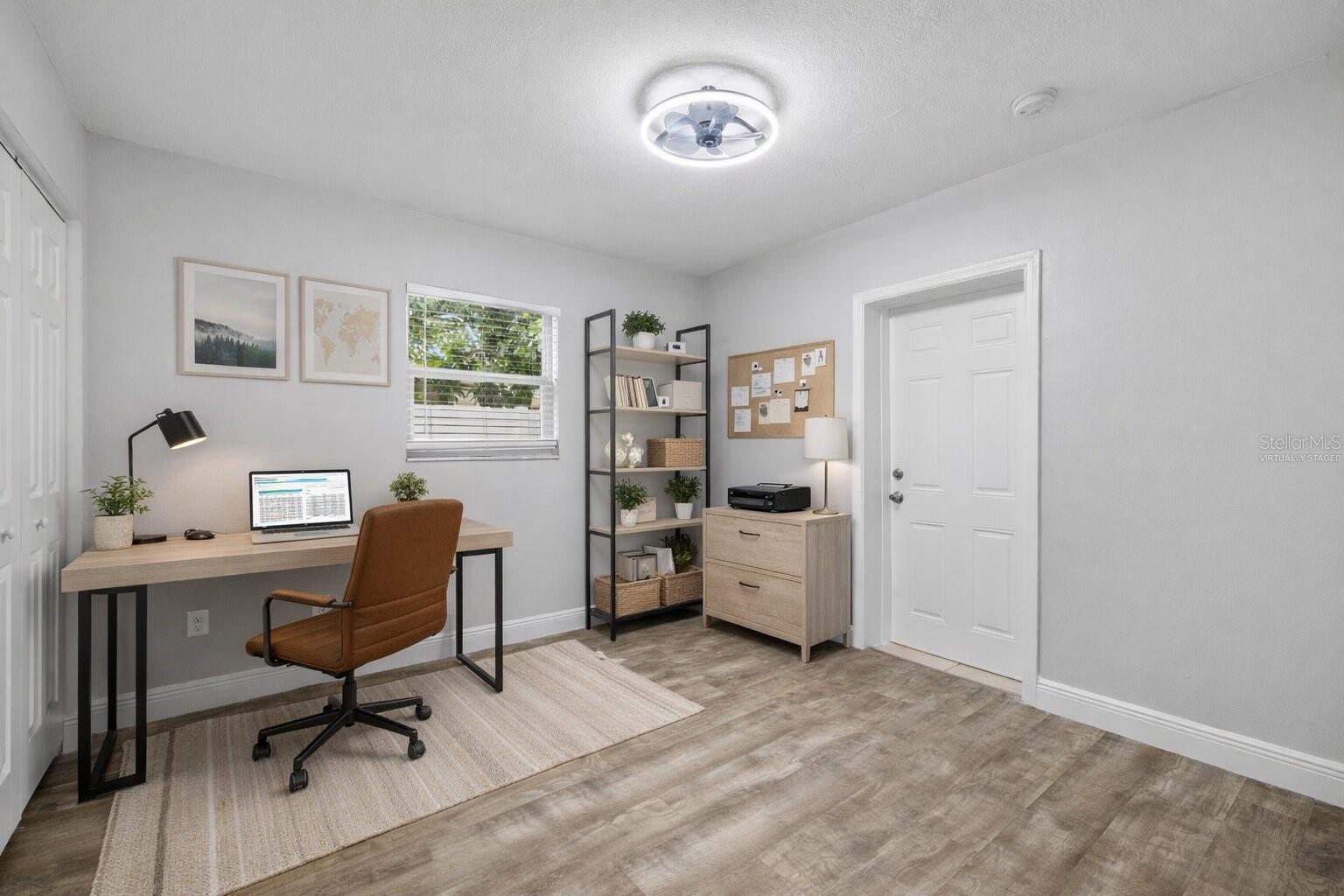 Bed 3 or Office- Virtually Staged