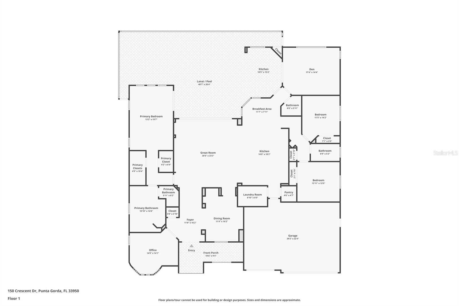 150 CRESCENT DR, PUNTA GORDA, FL, 33950