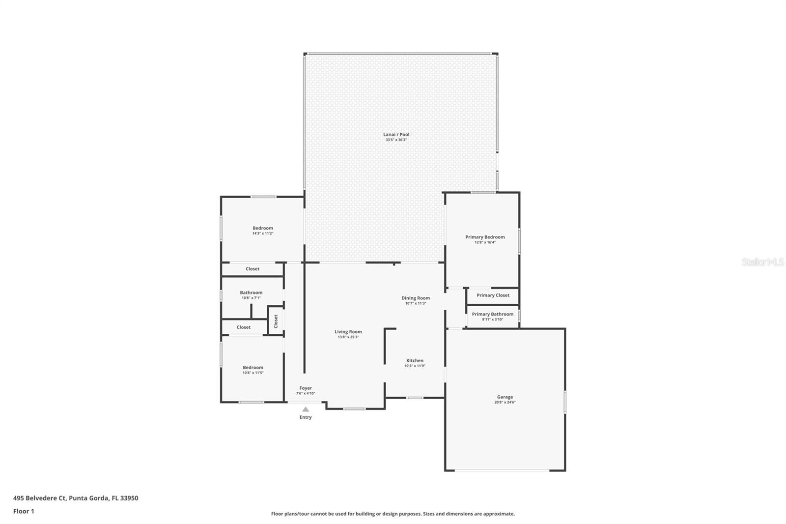 495 BELVEDERE CT, PUNTA GORDA, FL, 33950