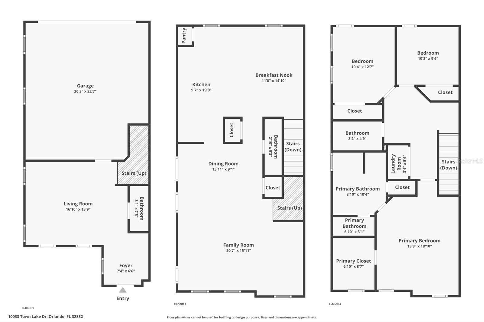 10033 TOWN LAKE DR, ORLANDO, FL, 32832