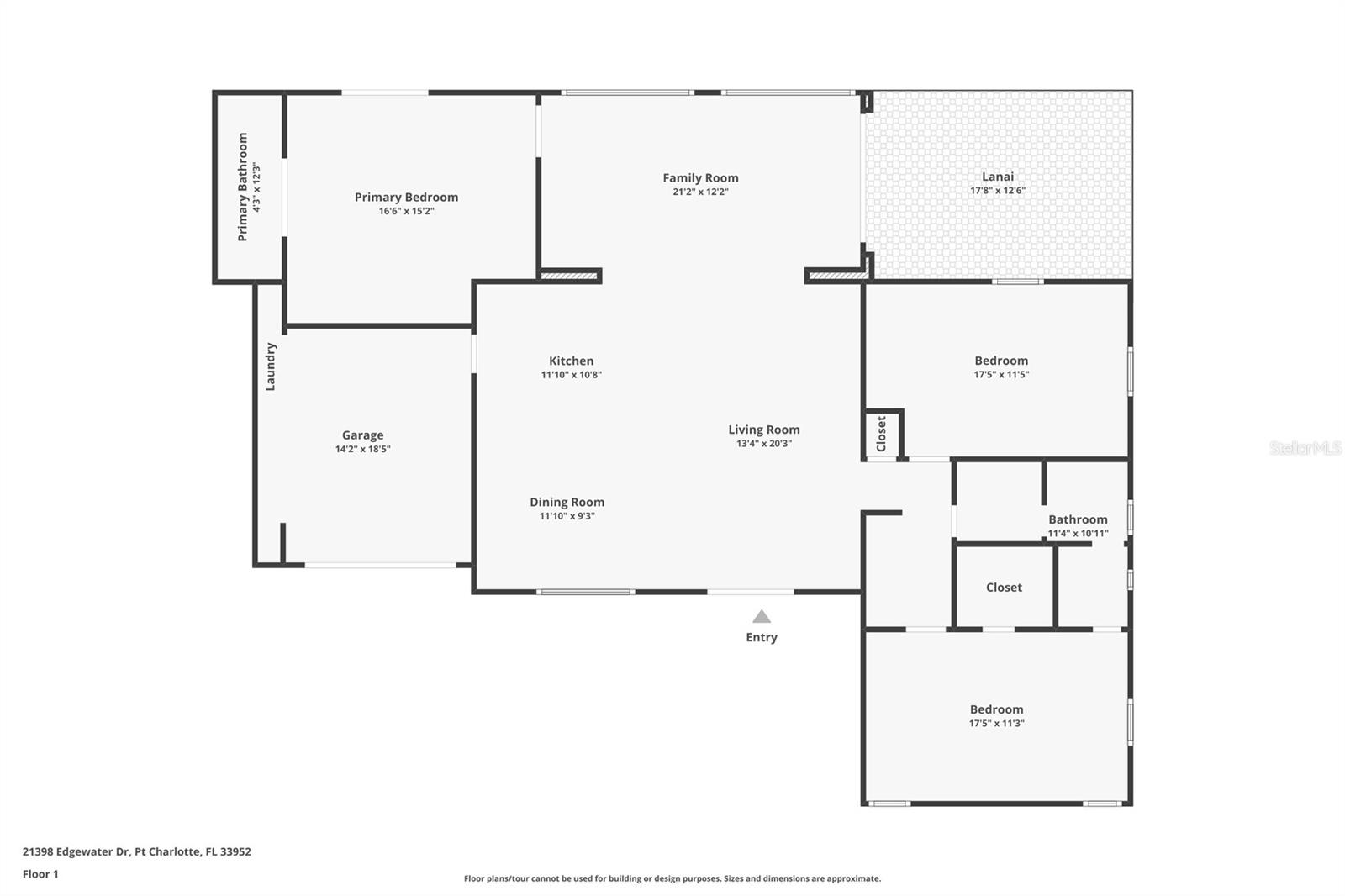 21398 EDGEWATER DR, PORT CHARLOTTE, FL, 33952