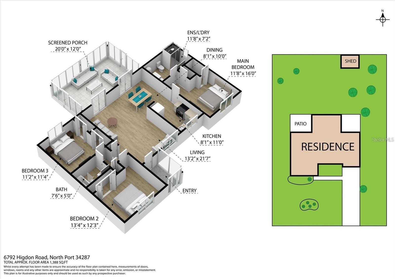 6792 HIGDON RD, NORTH PORT, FL, 34287