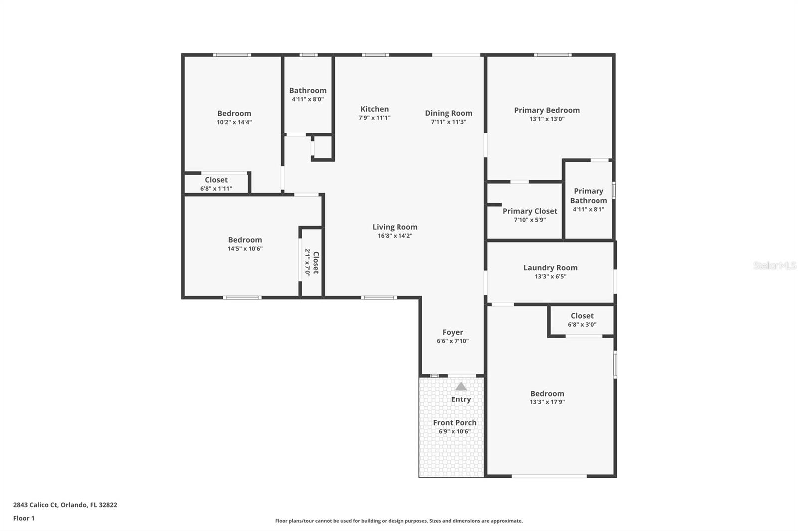 2843 CALICO CT, ORLANDO, FL, 32822