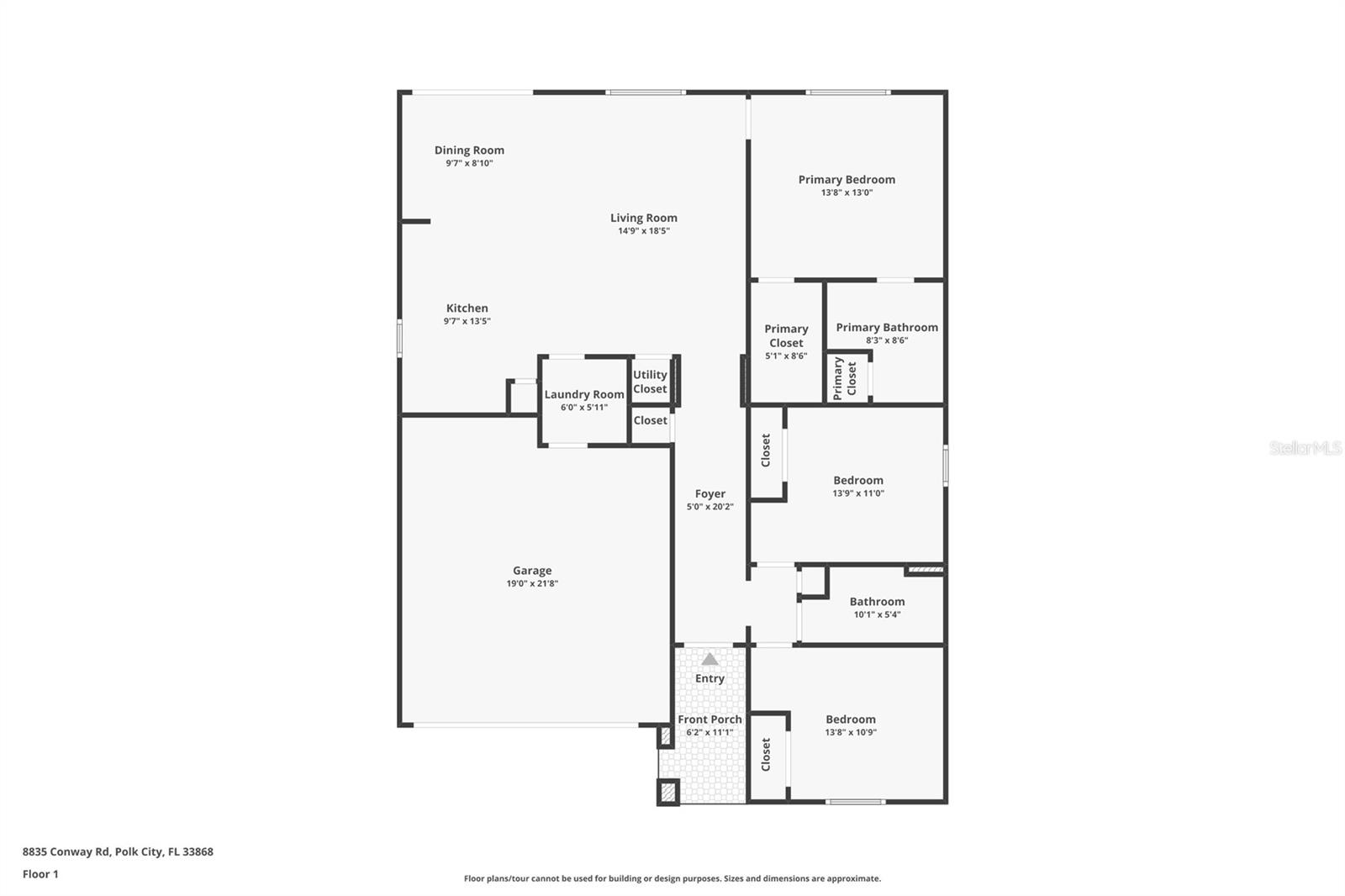 8835 CONWAY RD, POLK CITY, FL, 33868