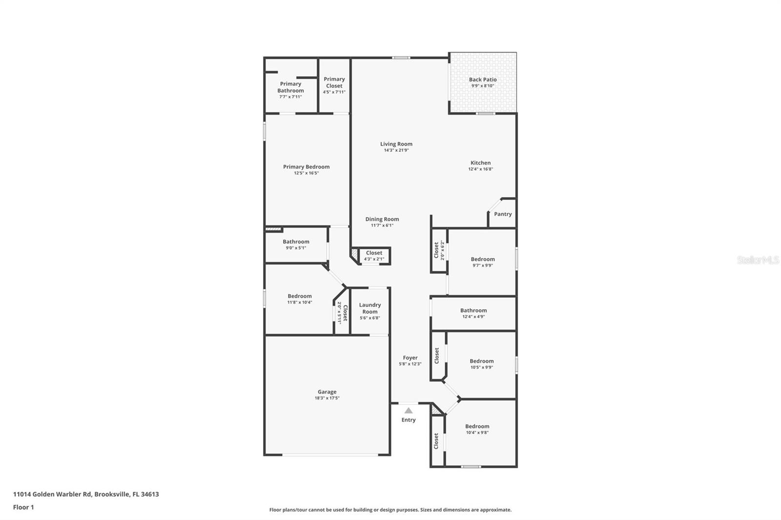 11014 GOLDEN WARLBER, BROOKSVILLE, FL, 34613