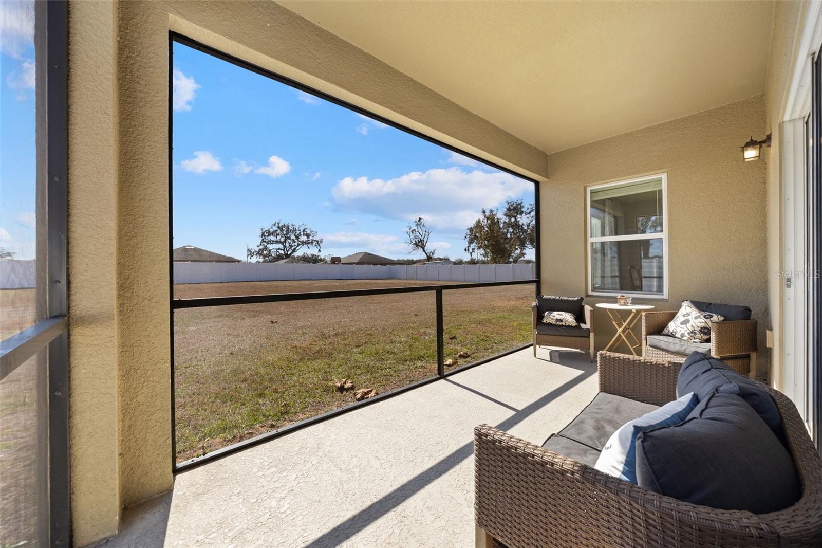 Screened in Back Porch