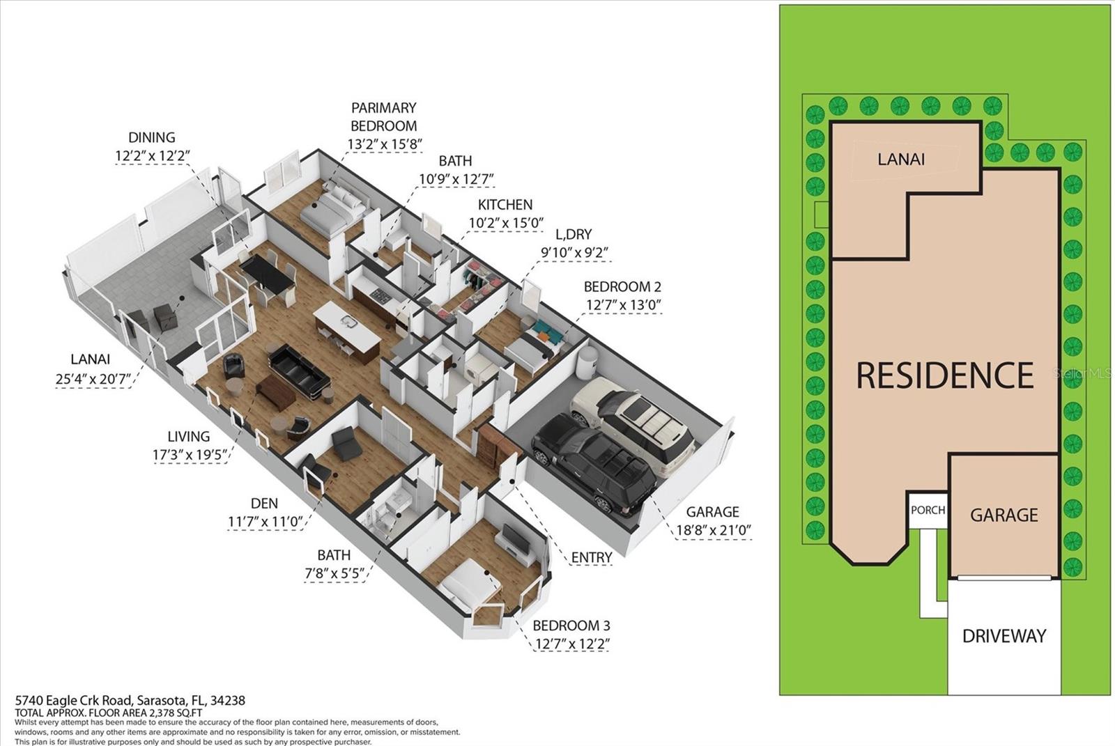 5740 EAGLE CREEK RD, SARASOTA, FL, 34238
