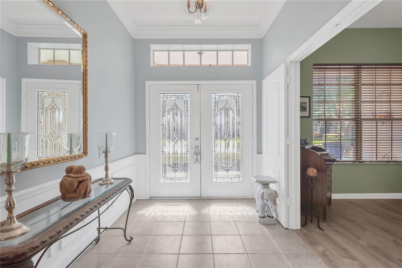 Entry way into Foyer