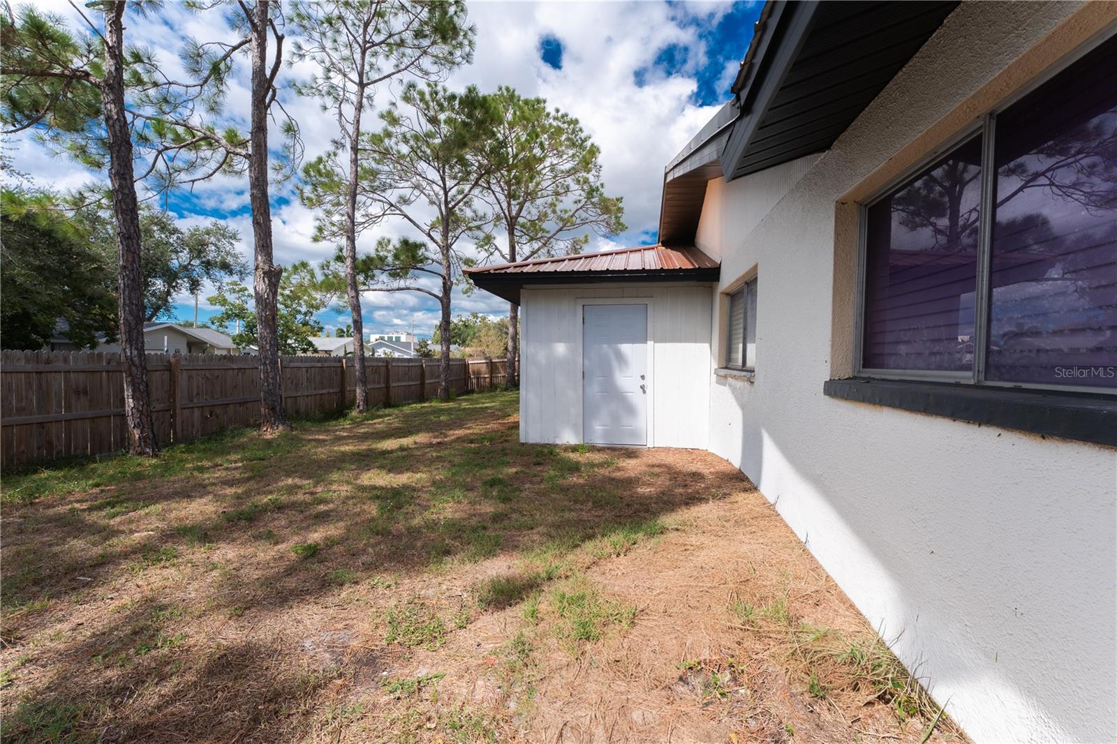 Secure storage attached to home.