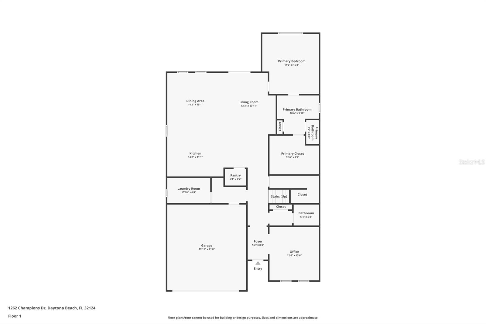 1262 CHAMPIONS DR, DAYTONA BEACH, FL, 32124