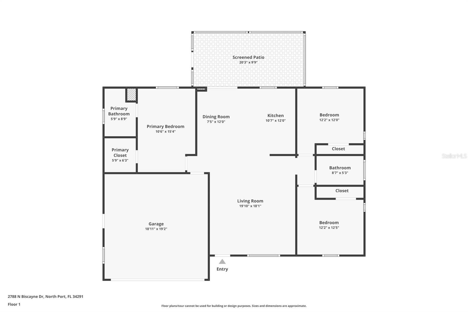 2788 N BISCAYNE DR, NORTH PORT, FL, 34291