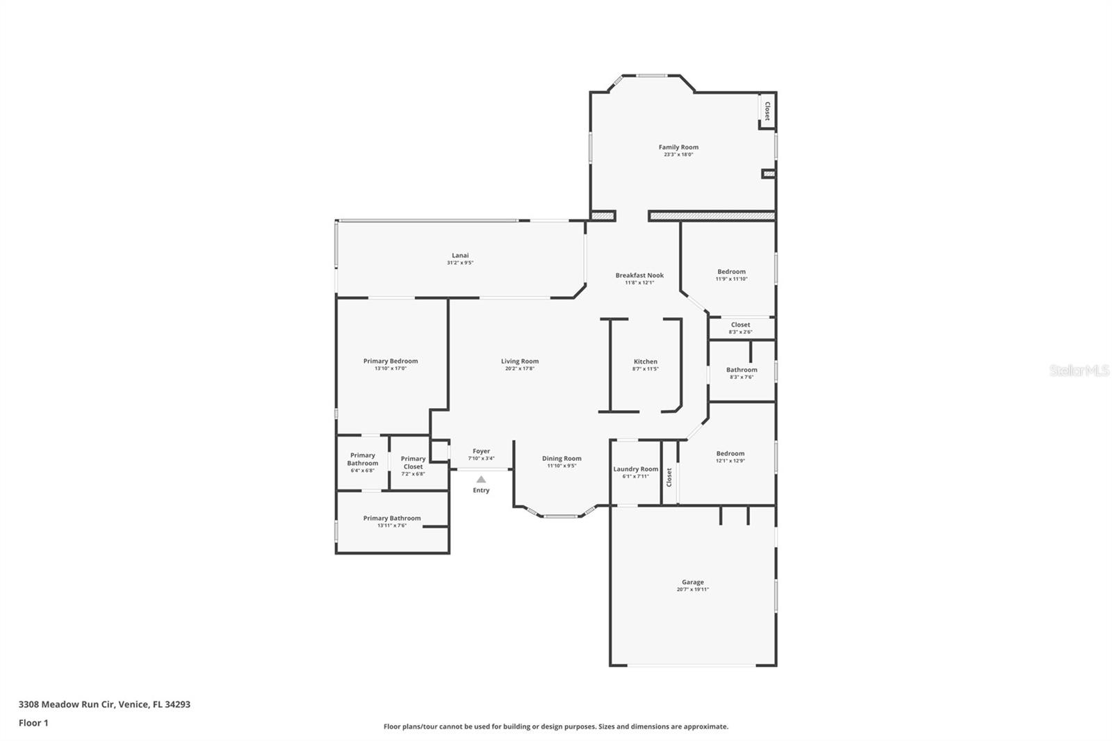 3308 MEADOW RUN CIR, VENICE, FL, 34293