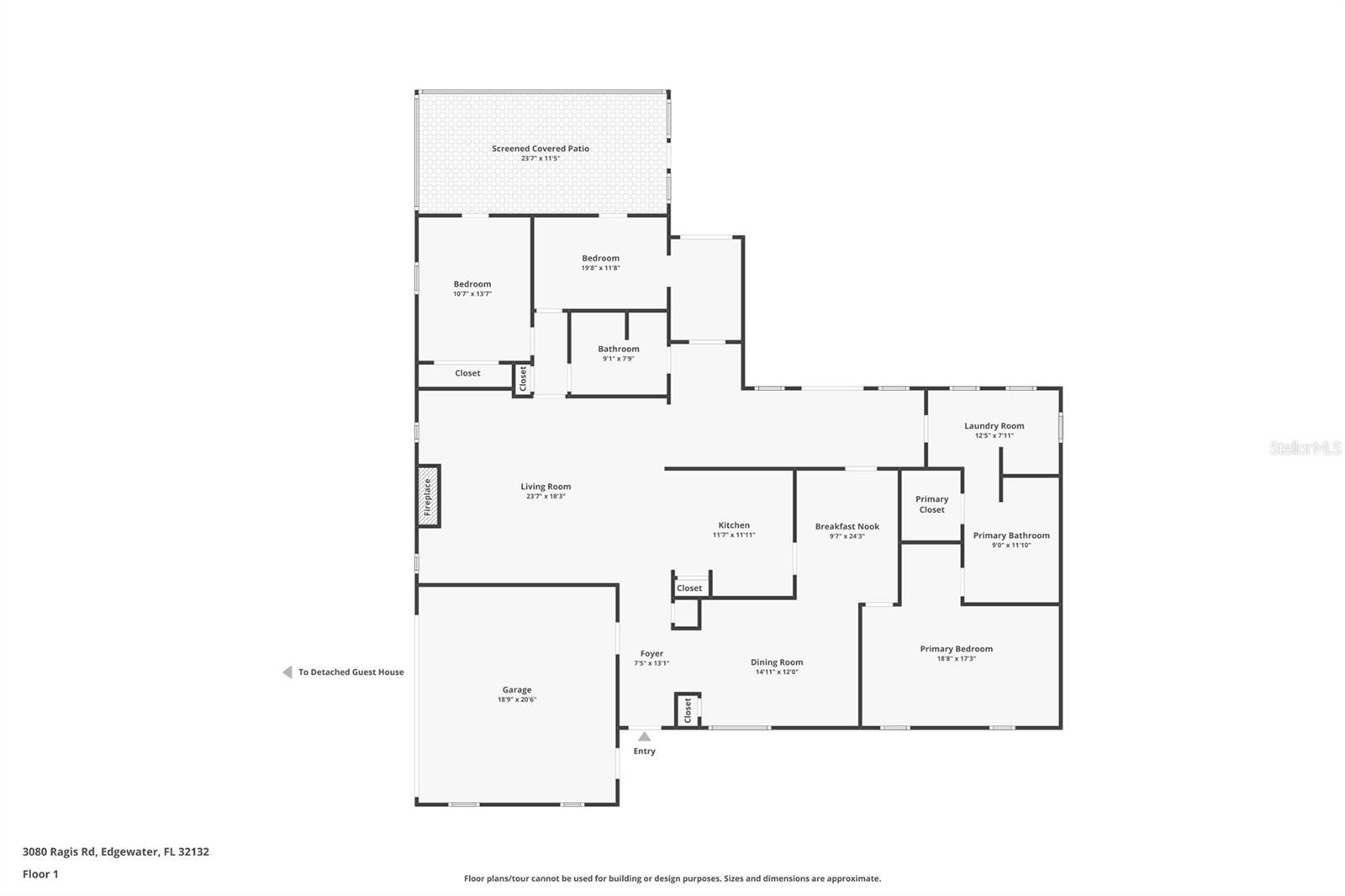 3080 RAGIS RD, EDGEWATER, FL, 32132