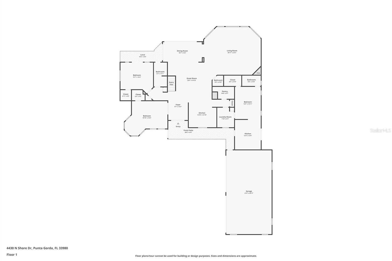 4430 NORTH SHORE DR, PORT CHARLOTTE, FL, 33980