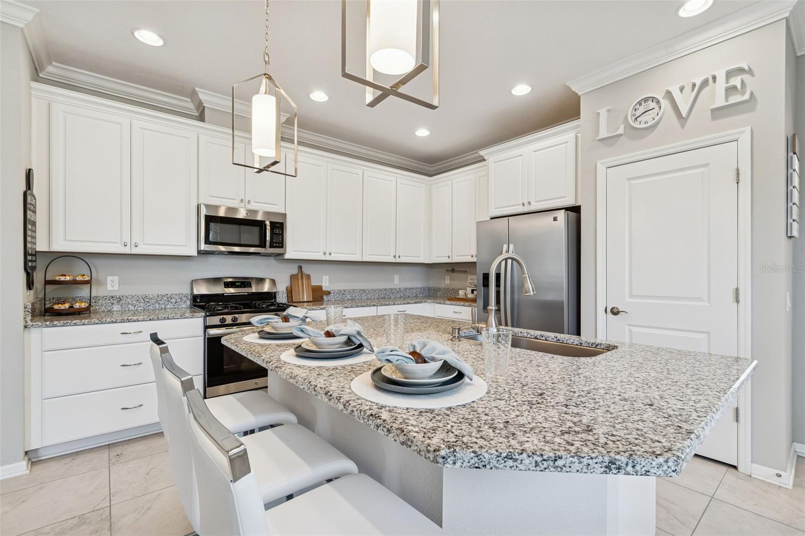 Open concept kitchen