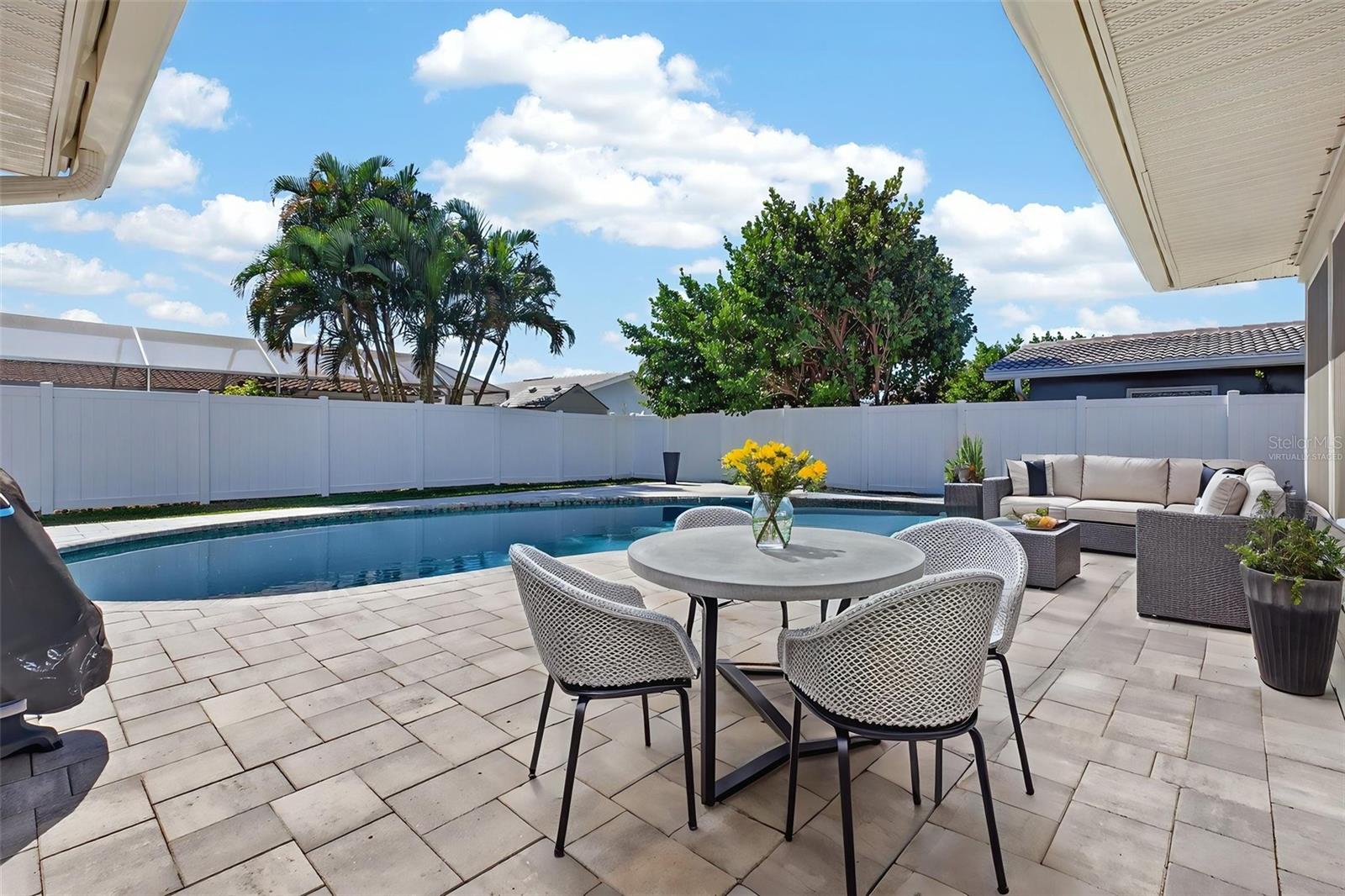 Outdoor living at its finest.Virtually Staged