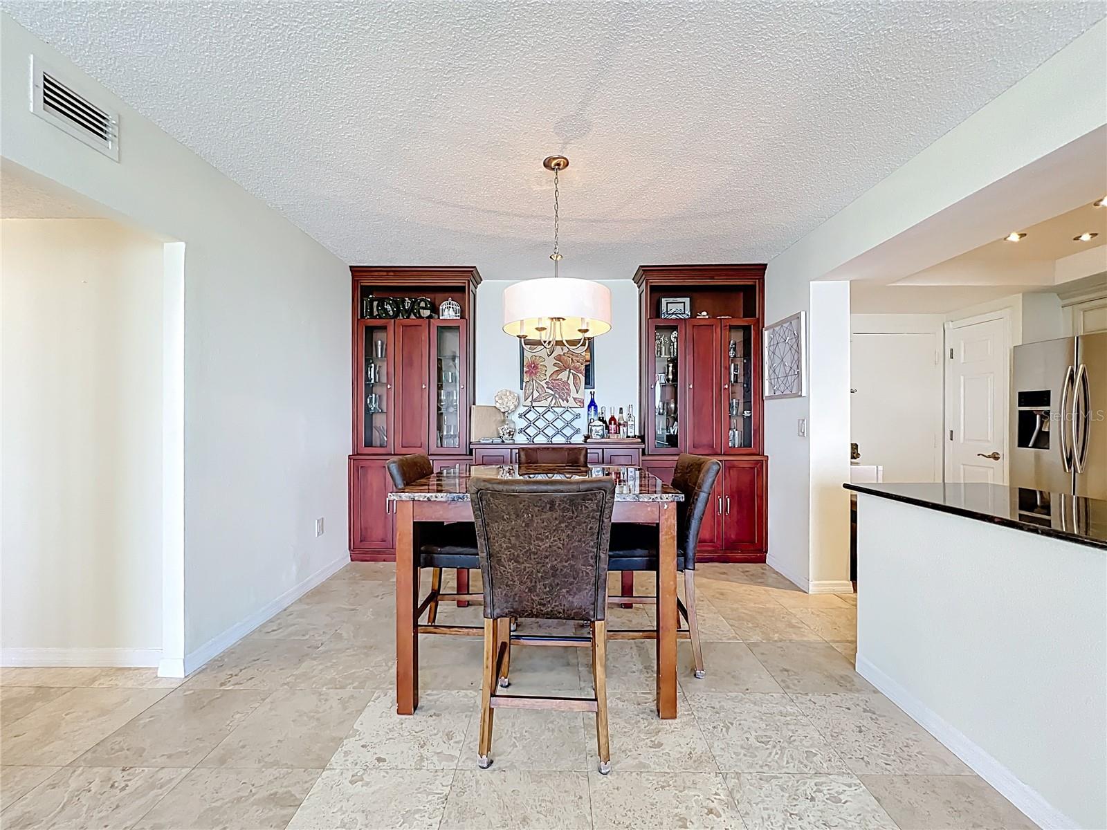 Dining Area with Built-in Storage