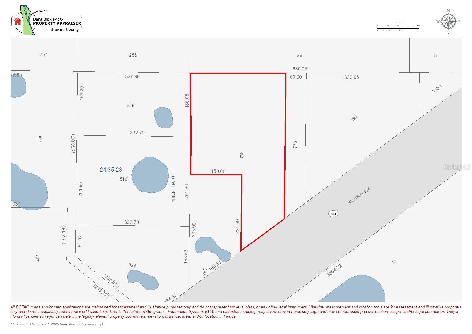 4550 HIGHWAY 524, COCOA, FL, 32926