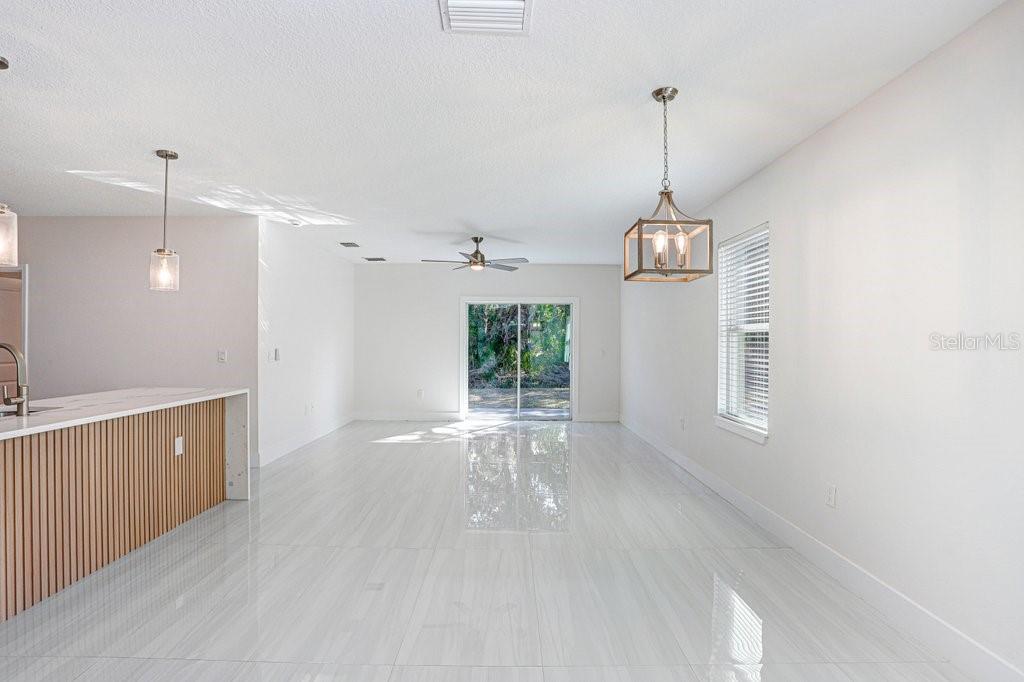 Open Dining Room/Living Room