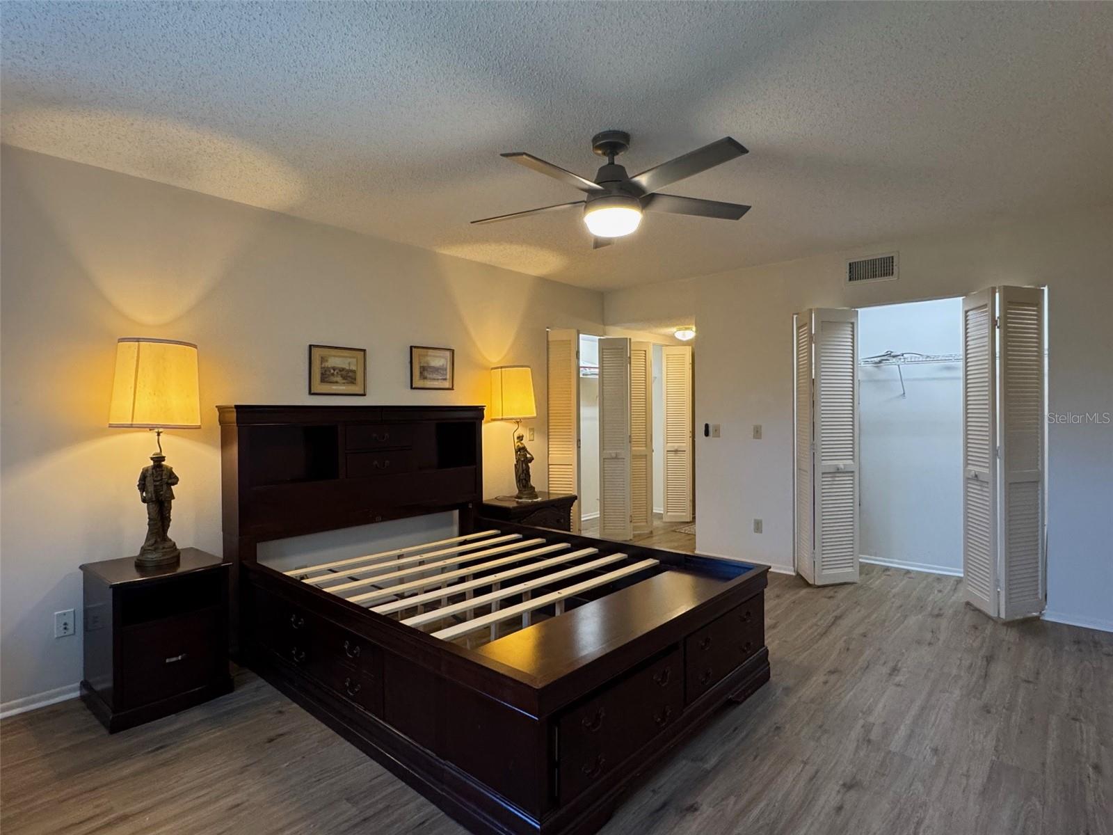 Primary Suite - 2 Large lighted Closets