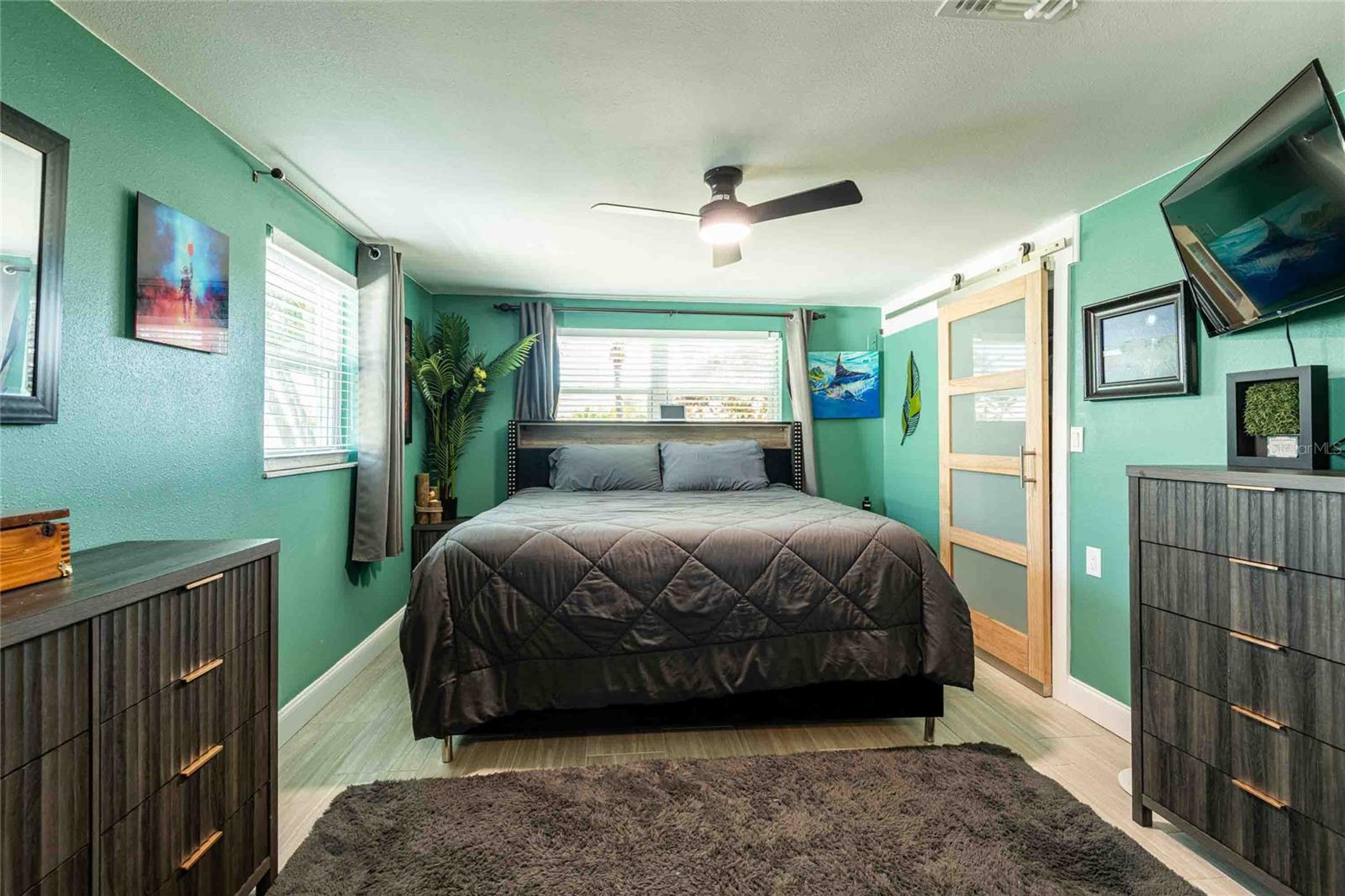 Large walk-in closet.