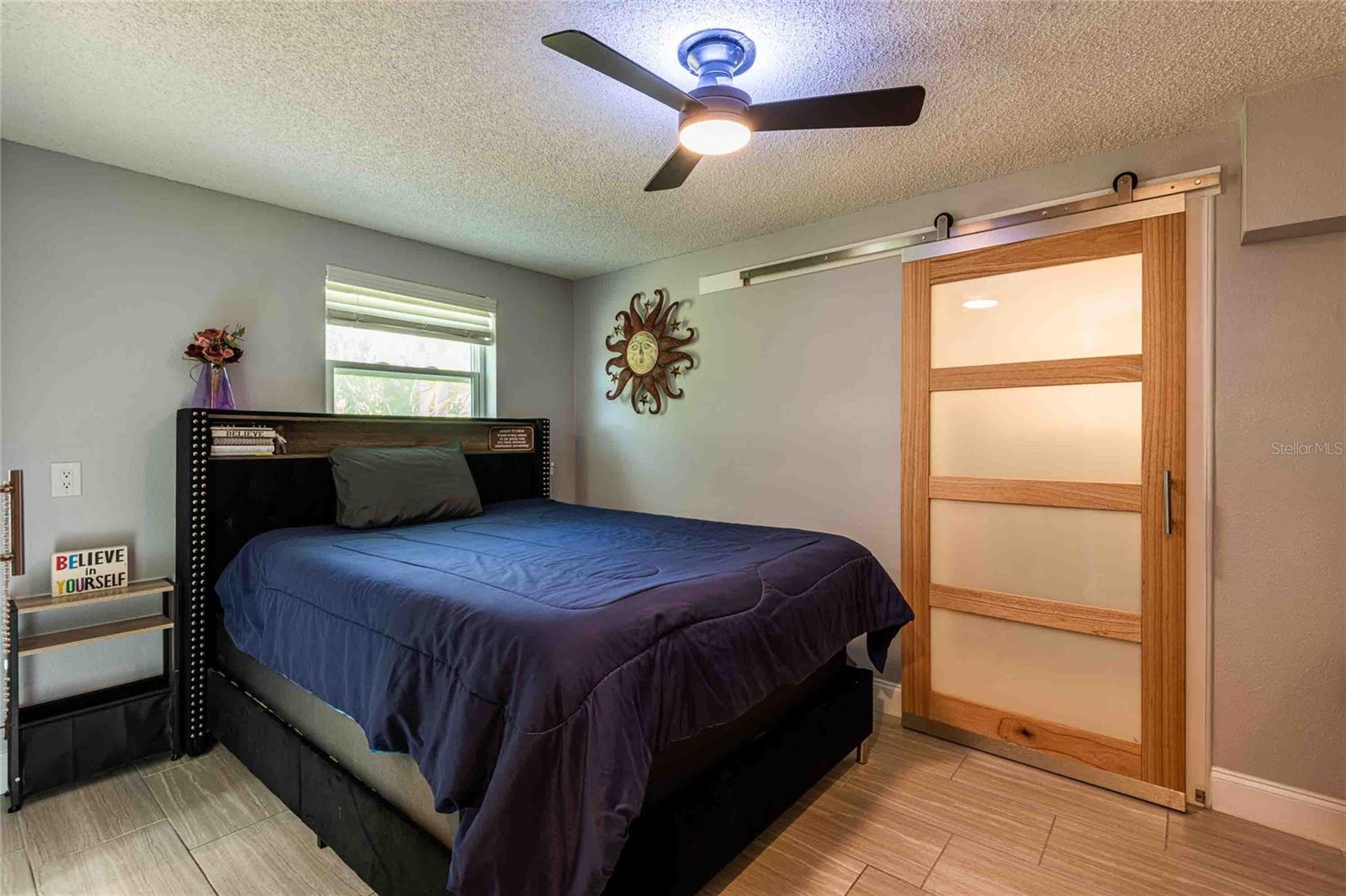 Third bedroom with walk-in closet.