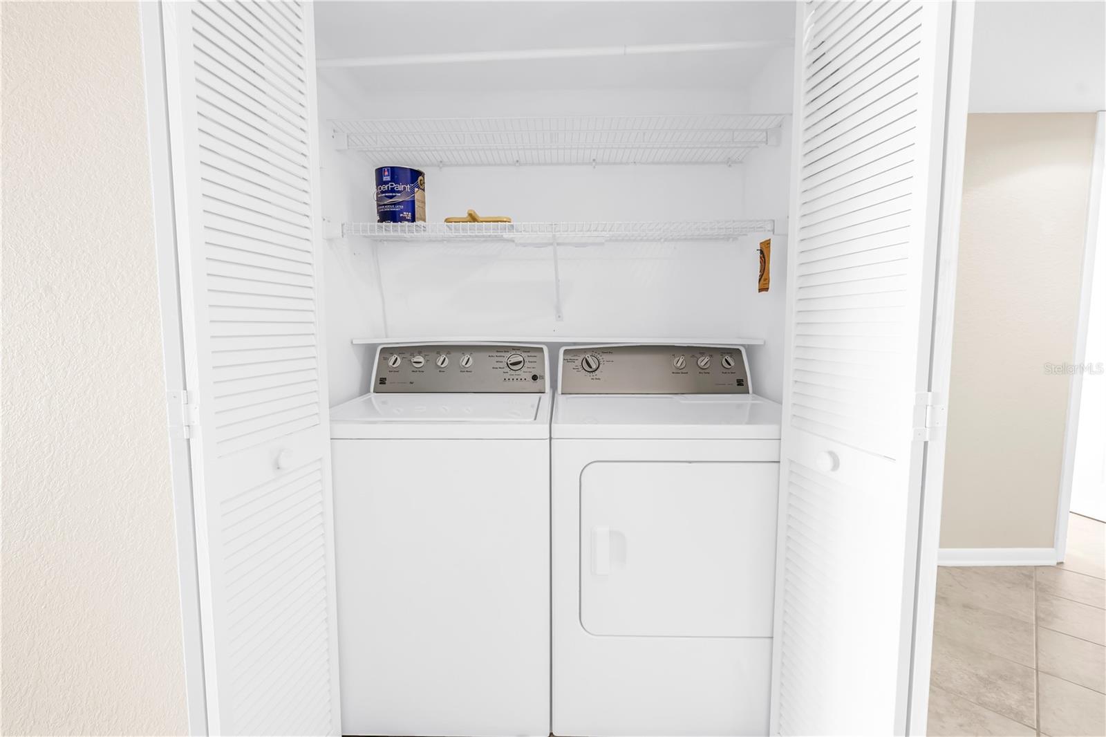 Washer & Dryer Inside Unit