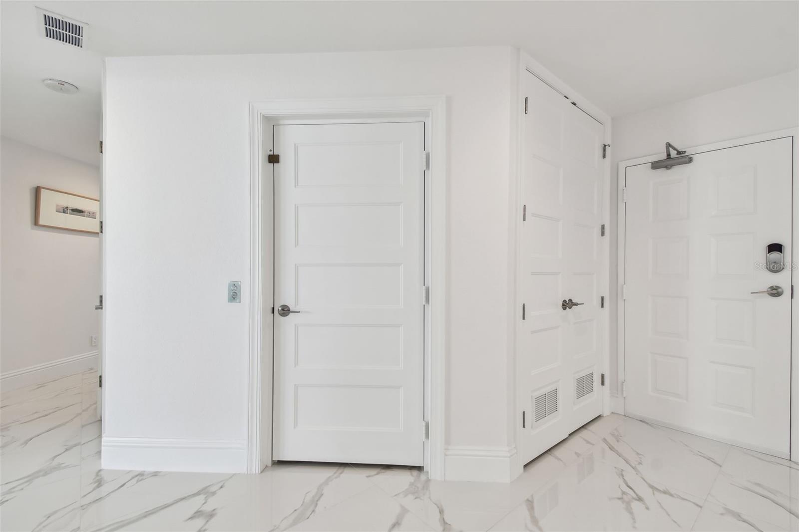 Elevator at second level